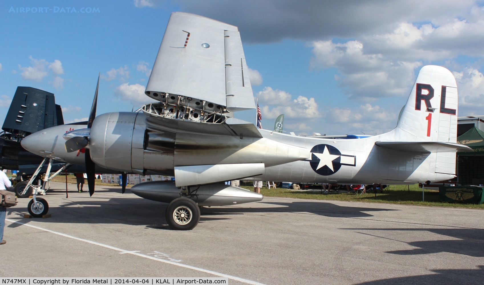 N747MX, 1945 Grumman F7F-3 Tigercat C/N C.245, SNF LAL 2014