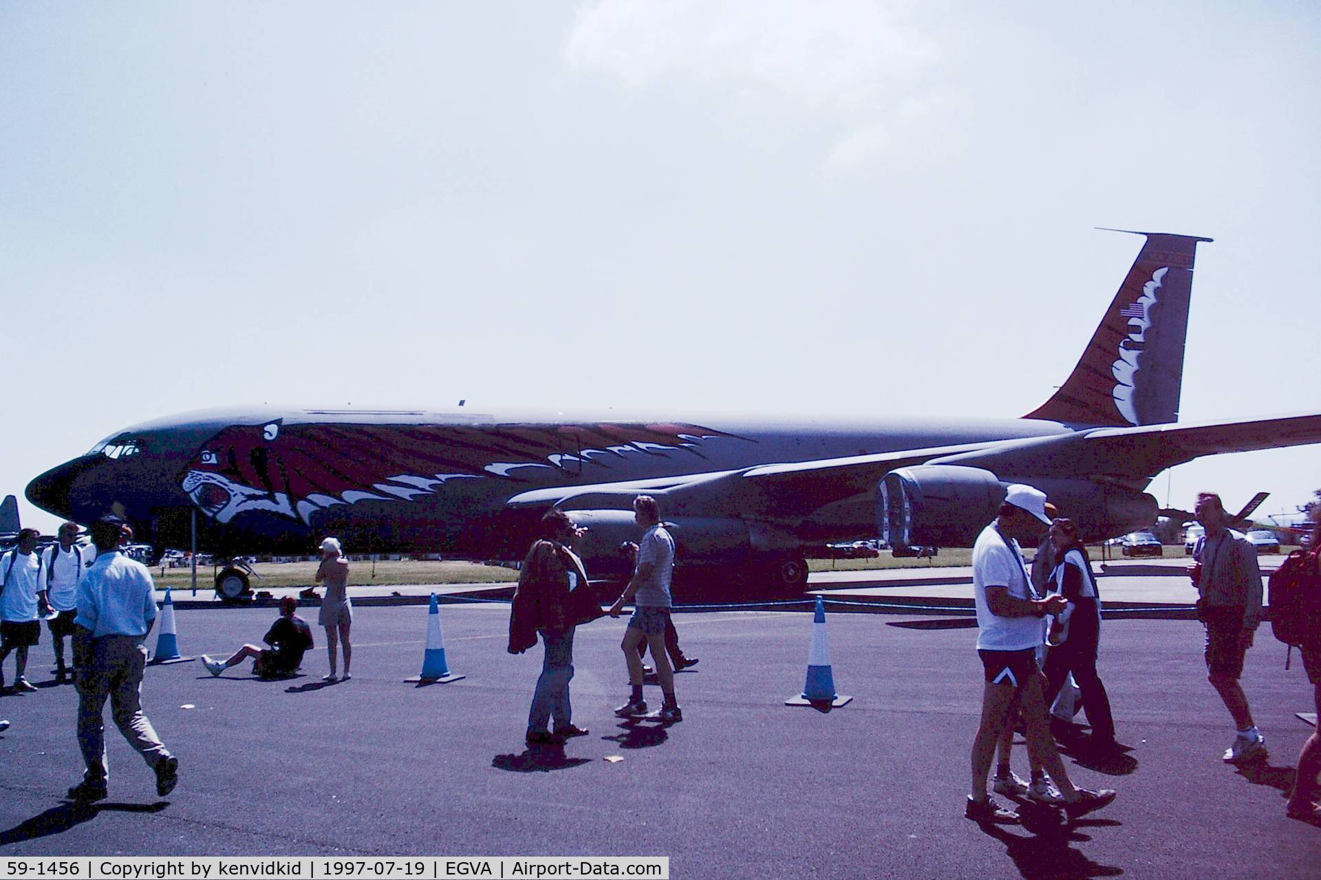 59-1456, 1959 Boeing KC-135E Stratotanker C/N 17944, At the 1997 Royal International Air Tattoo.