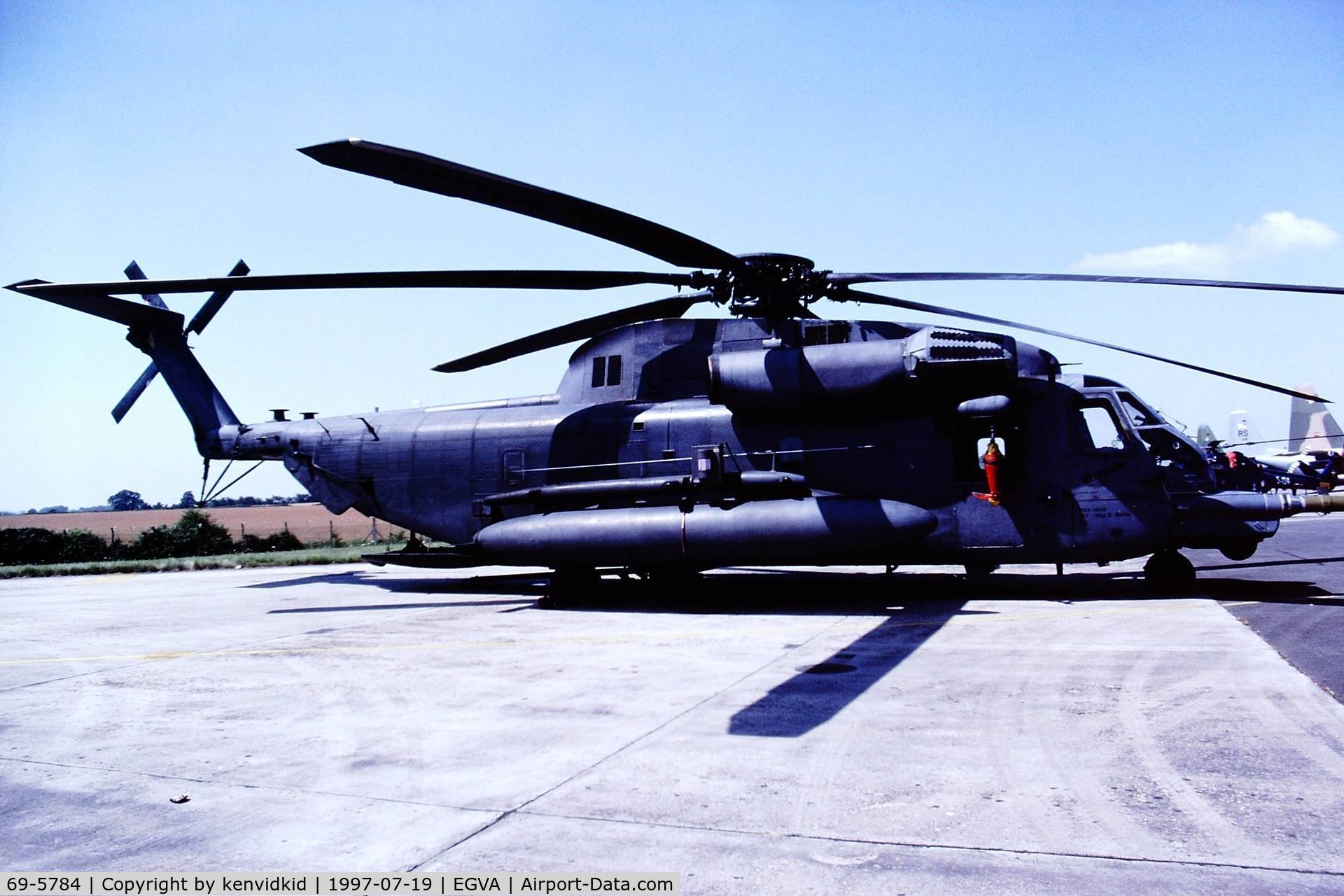 69-5784, 1969 Sikorsky MH-53J Pave Low III C/N 65-232, At the 1997 Royal International Air Tattoo.