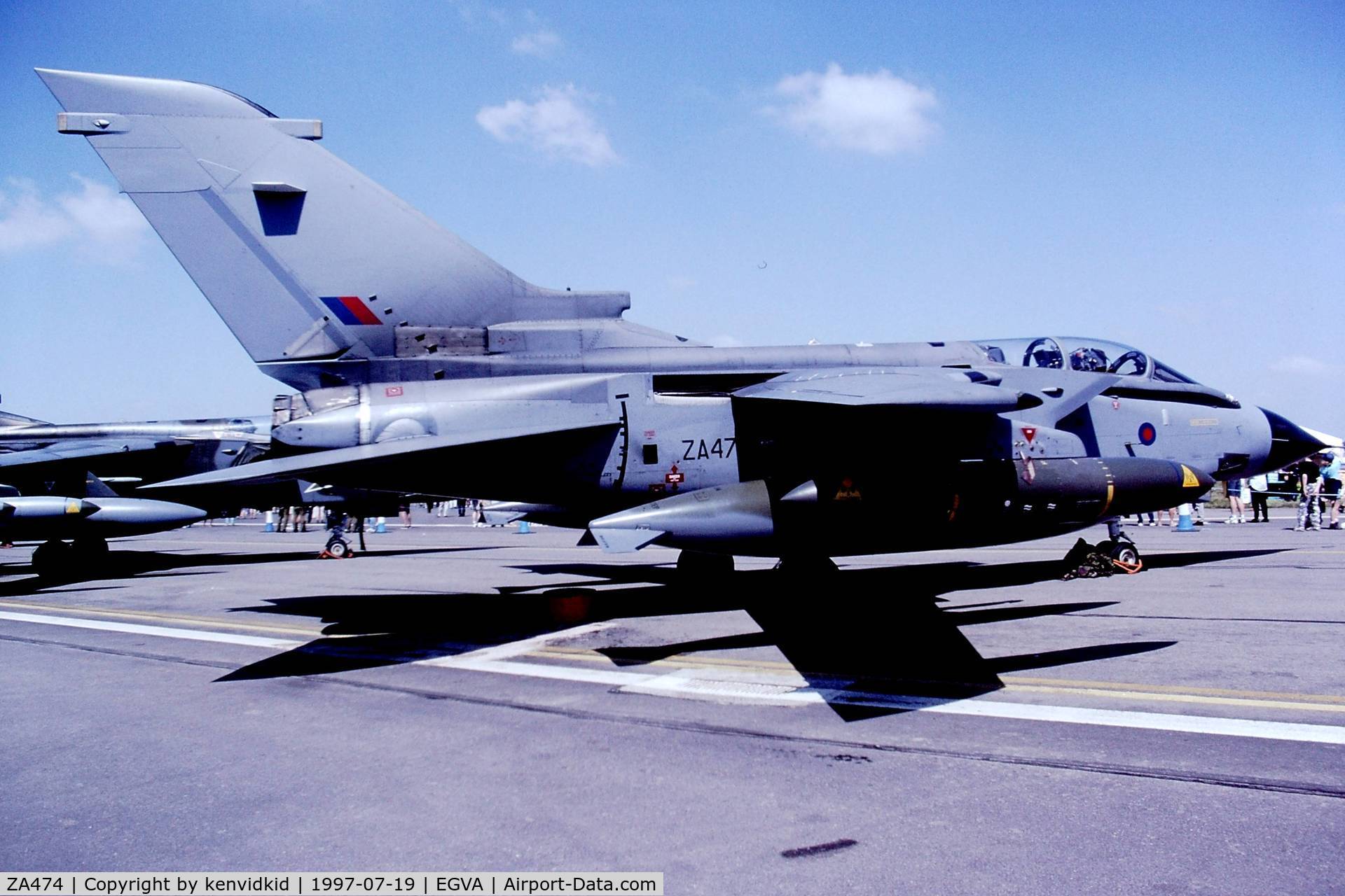 ZA474, 1983 Panavia Tornado GR.1B C/N 300/BS104/3140, At the 1997 Royal International Air Tattoo.
