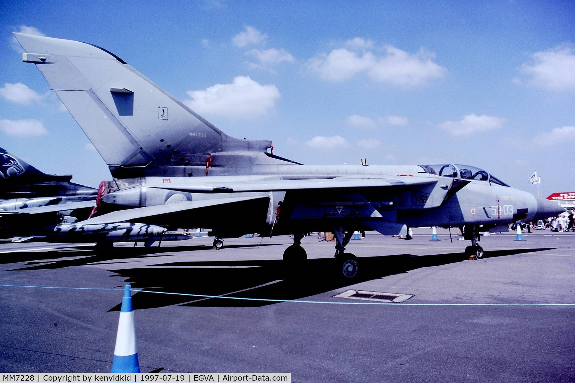MM7228, 1991 Panavia Tornado ADV C/N 850/AS128/3413, At the 1997 Royal International Air Tattoo.