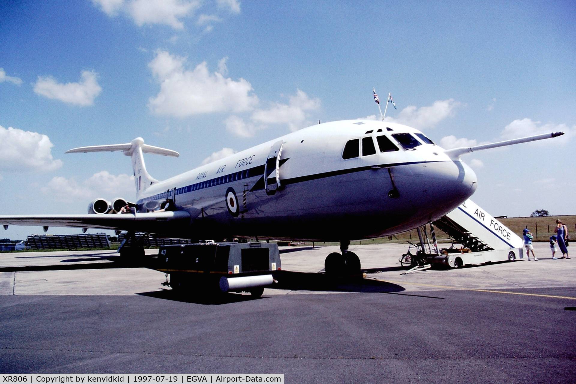 XR806, 1967 Vickers VC10 C.1K C/N 826, At the 1997 Royal International Air Tattoo.