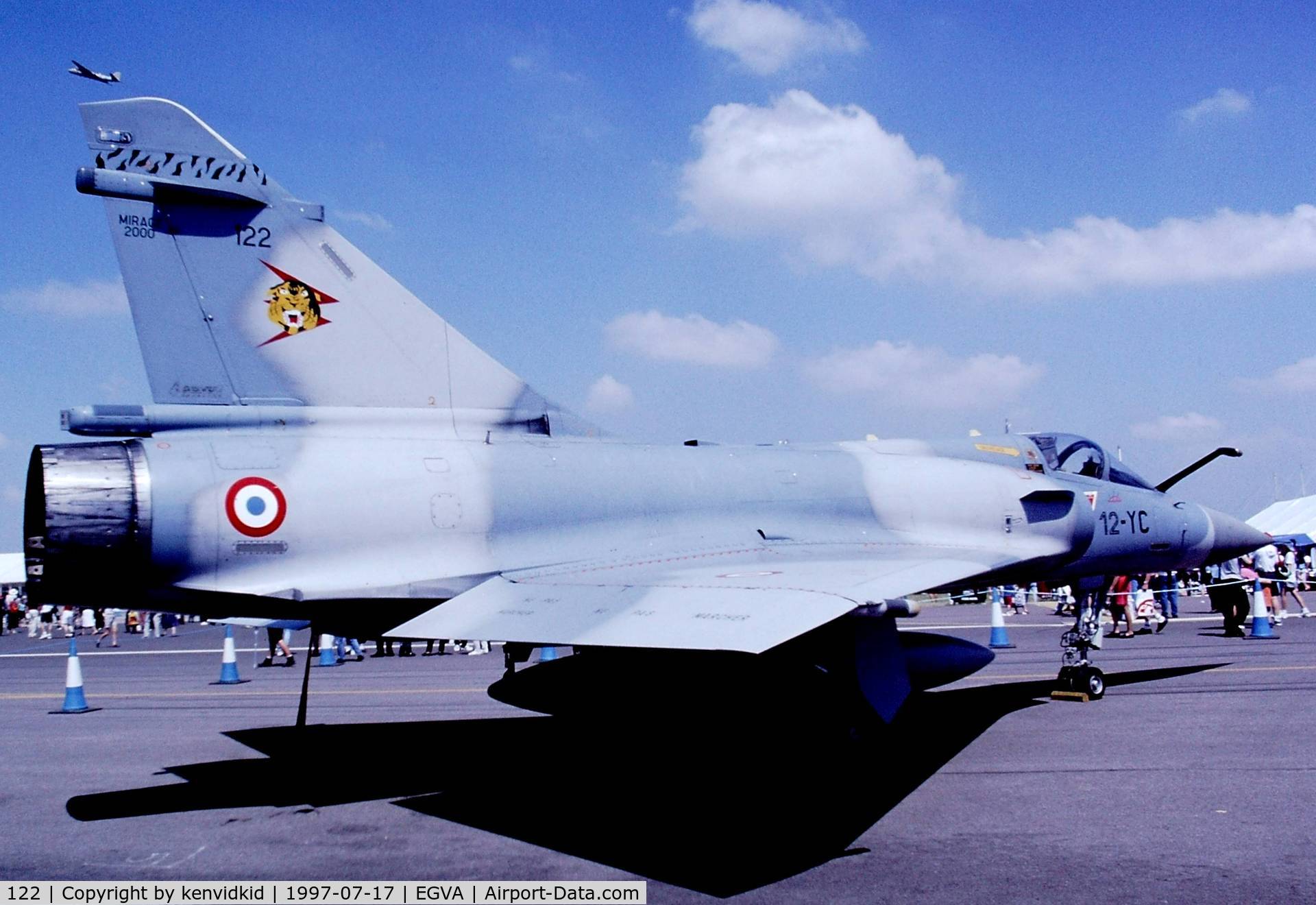 122, Dassault Mirage 2000C C/N 405, At the 1997 Royal International Air Tattoo.