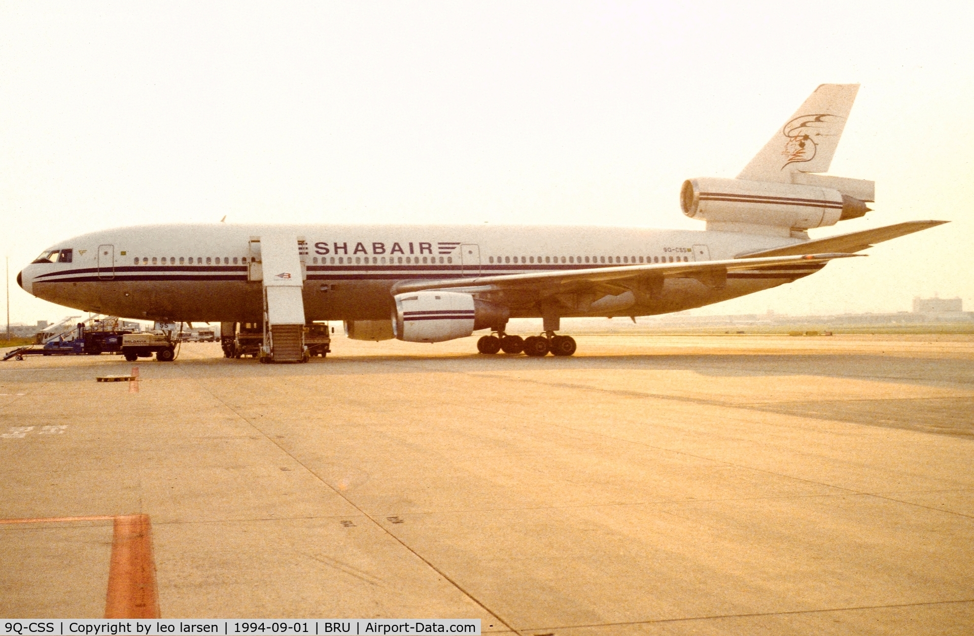 9Q-CSS, 1973 McDonnell Douglas DC-10-10 C/N 46928, Brussels 1.9.1994