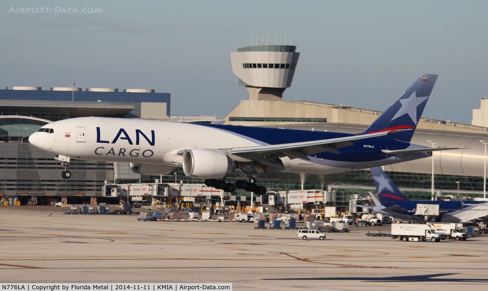 N776LA, 2012 Boeing 777-F16 C/N 38091, MIA spotting 2014