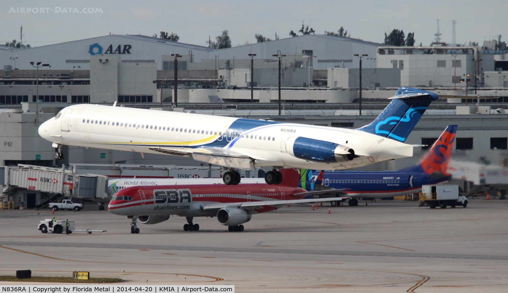 N836RA, 1990 McDonnell Douglas MD-83 (DC-9-83) C/N 53046, MIA spotting 2014