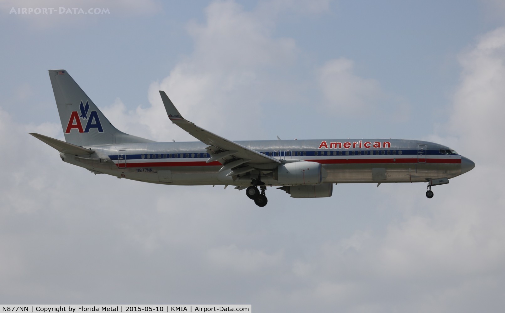 N877NN, 2011 Boeing 737-823 C/N 31131, MIA spotting 2015
