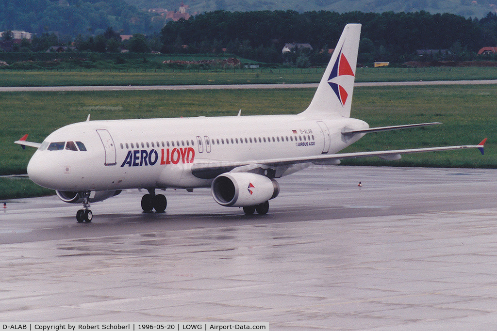 D-ALAB, 1996 Airbus A320-232 C/N 575, D-ALAB @ LOWG 1996