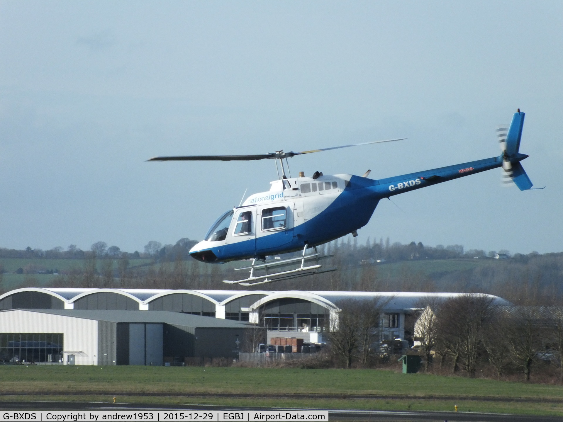 G-BXDS, 1979 Bell 206B JetRanger III C/N 2734, G-BXDS at Gloucestershire Airport.