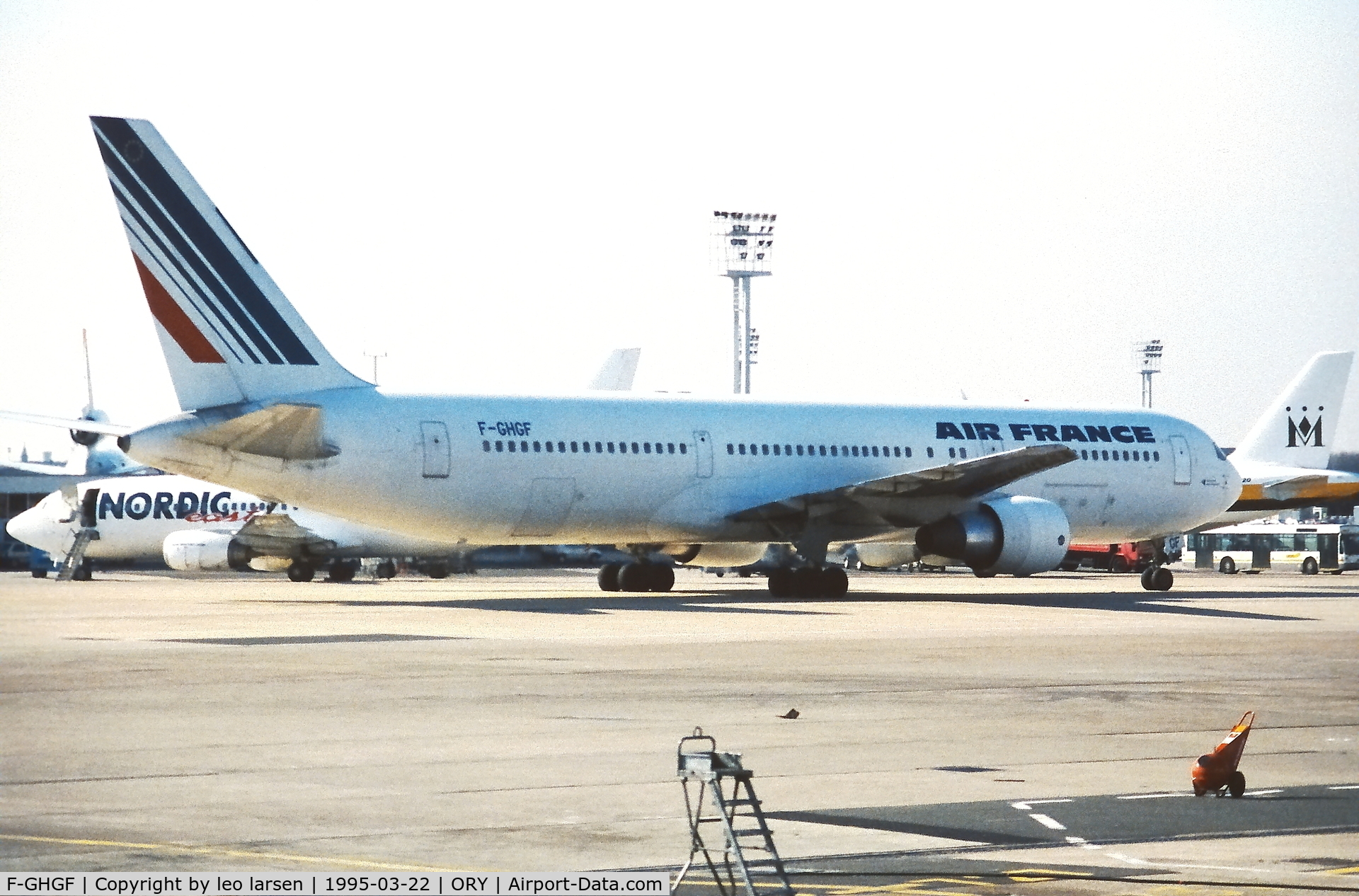 F-GHGF, 1991 Boeing 767-3Q8/ER C/N 24745/355, Paris Orly 22.3.1995