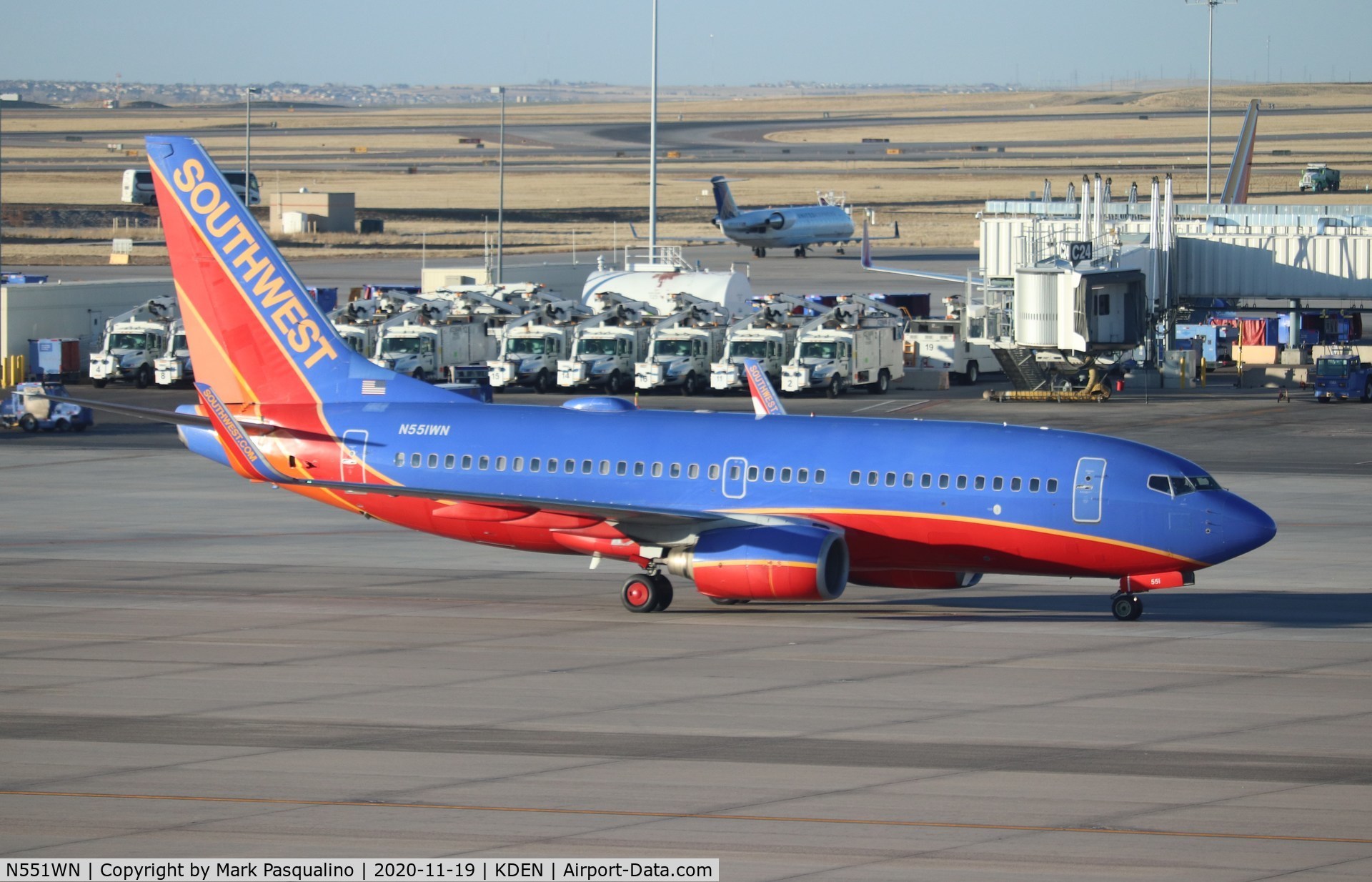 N551WN, 2001 Boeing 737-76Q C/N 30280, Boeing 737-76Q