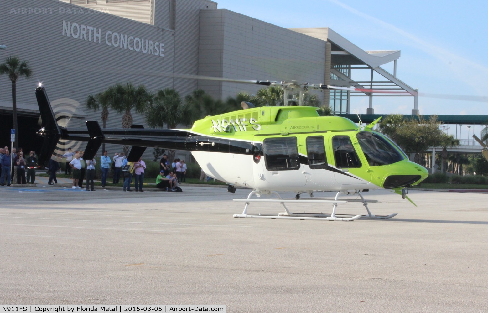 N911FS, 2000 Bell 407 C/N 53424, Heliexpo 2015