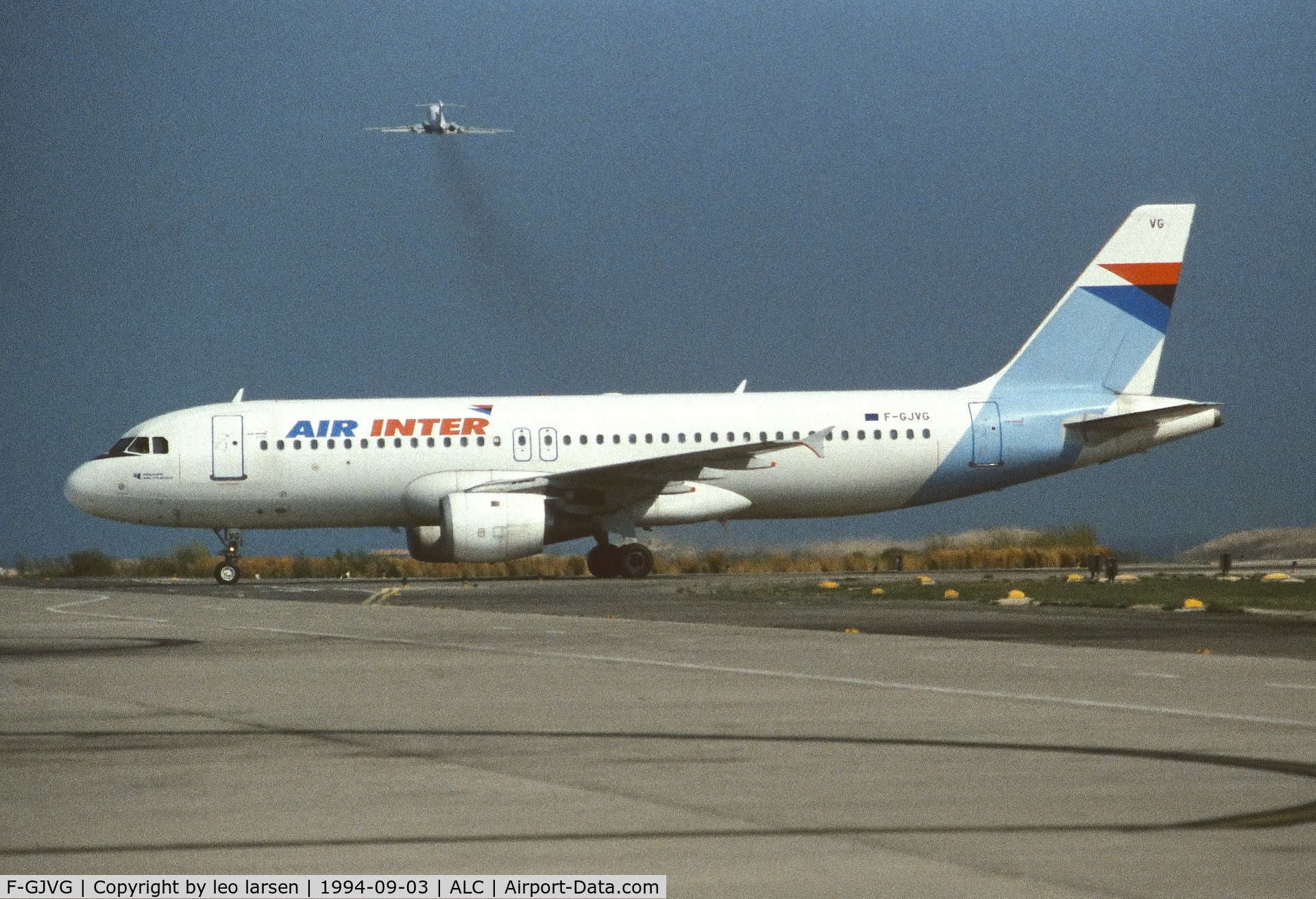 F-GJVG, 1991 Airbus A320-211 C/N 0270, Alicante 3.9.1994