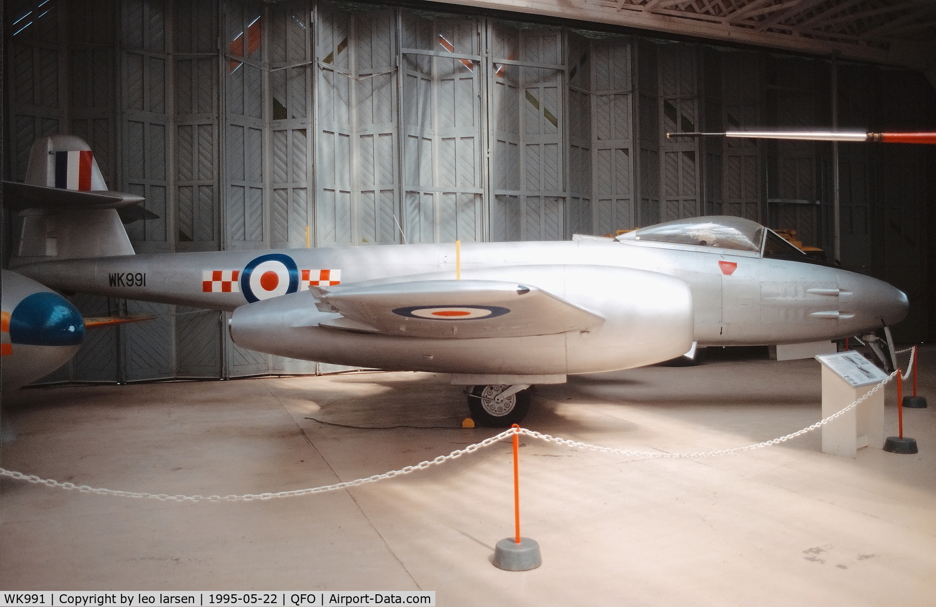 WK991, Gloster Meteor F.8 C/N Not found Wk991, Duxford 22.5.1995