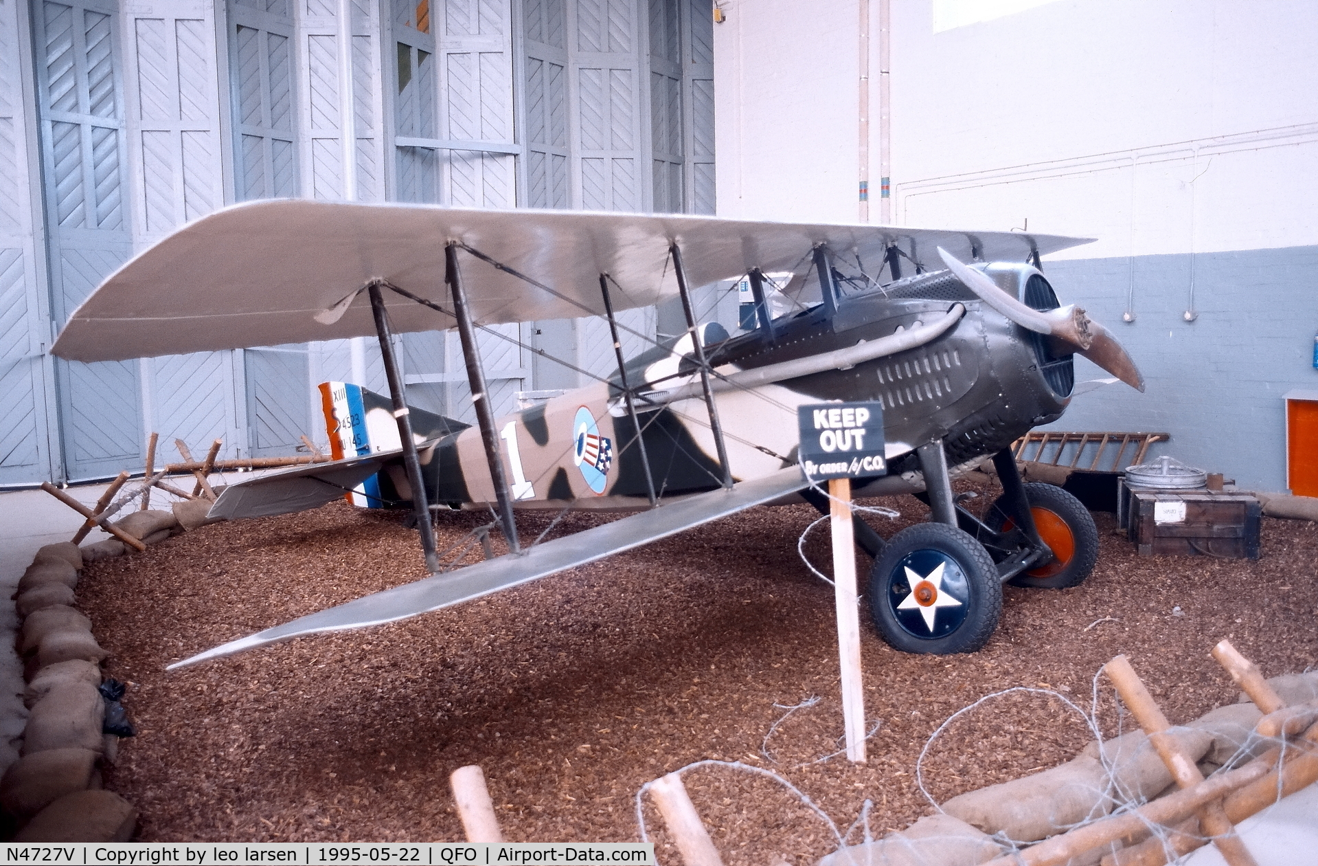 N4727V, 1917 SPAD S-VII C/N S-248, Duxford 22.5.1995
