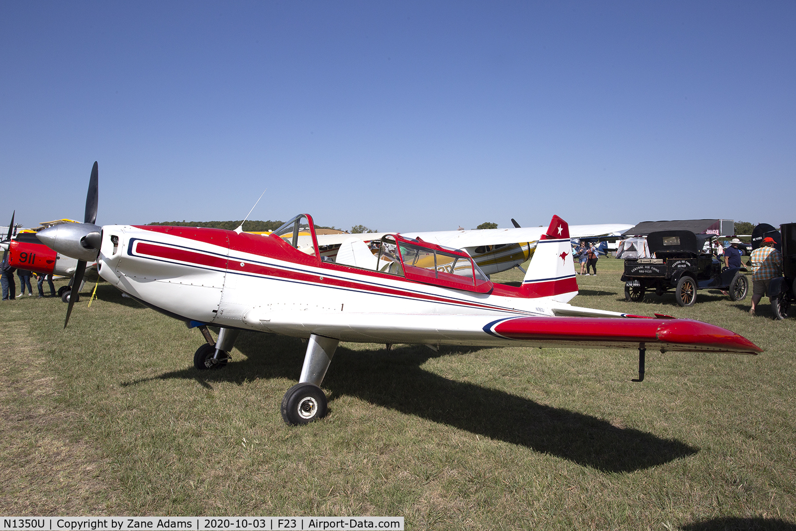 N1350U, De Havilland DHC-1 Chipmunk T.10 C/N 248, 2020 Ranger Antique Airfield Fly-In, Ranger, TX
