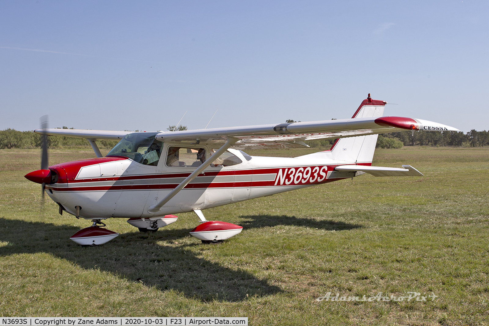 N3693S, 1963 Cessna 172E C/N 17250893, 2020 Ranger Antique Airfield Fly-In, Ranger, TX