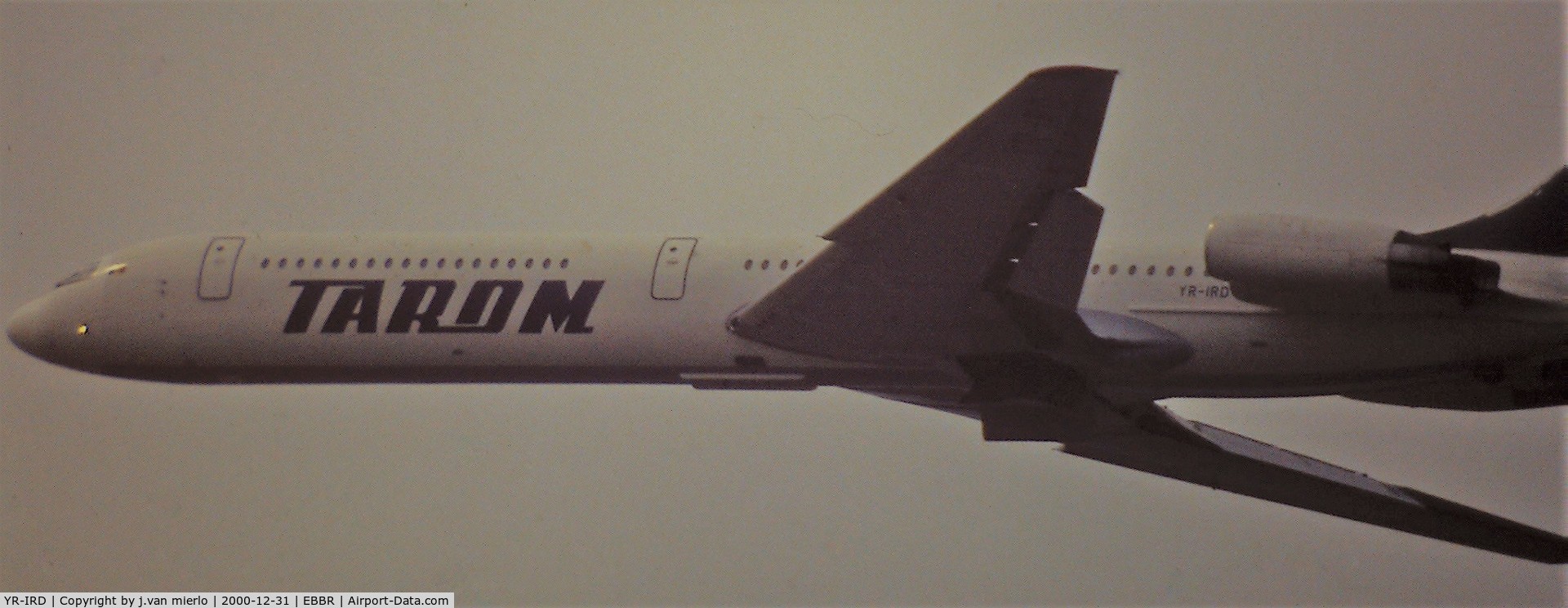 YR-IRD, 1977 Ilyushin Il-62M C/N 4727546, BRU T/O 25R scan from slide