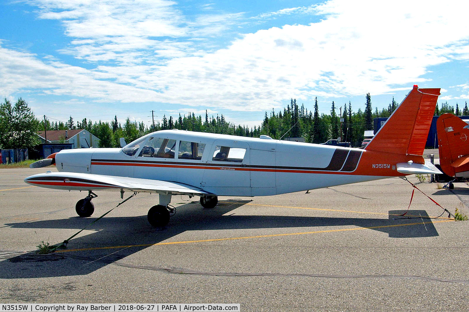 N3515W, 1966 Piper PA-32-260 Cherokee Six C/N 32-398, N3515W   Piper PA-32-260 Cherokee Six [32-398] Fairbanks Int'l~N 27/06/2018