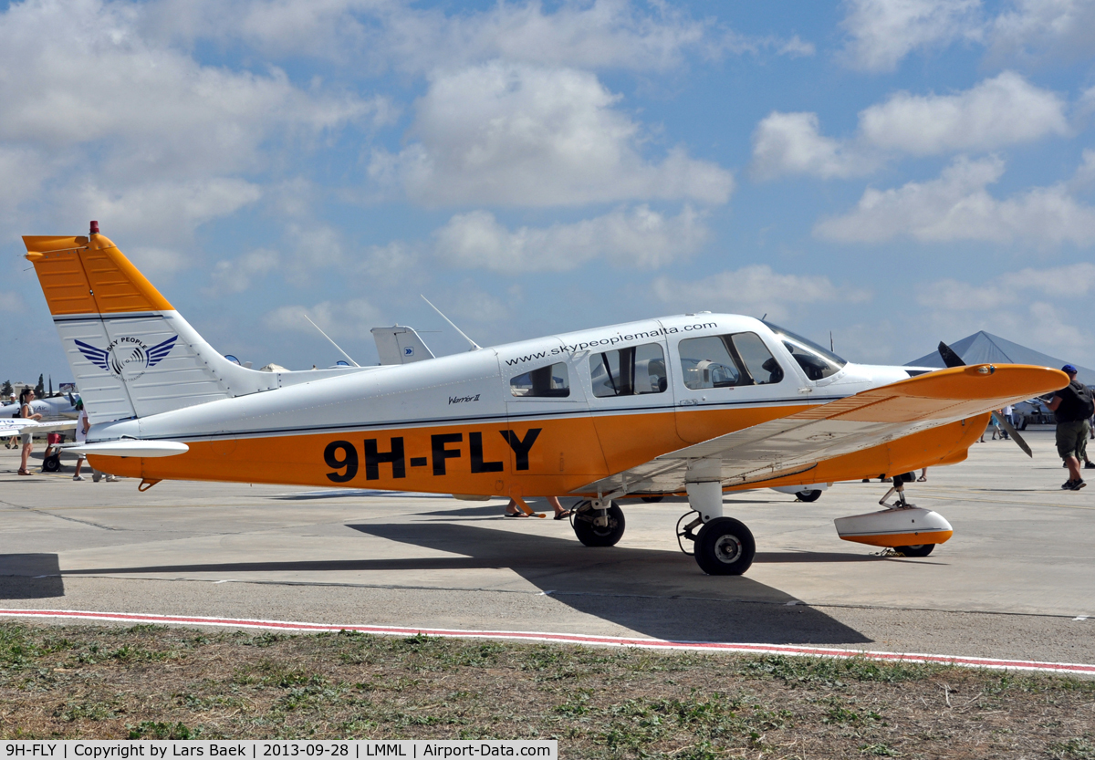 9H-FLY, 1980 Piper PA-28-161 Cherokee Warrior II C/N 28-8116109, Malta Air Show 2013