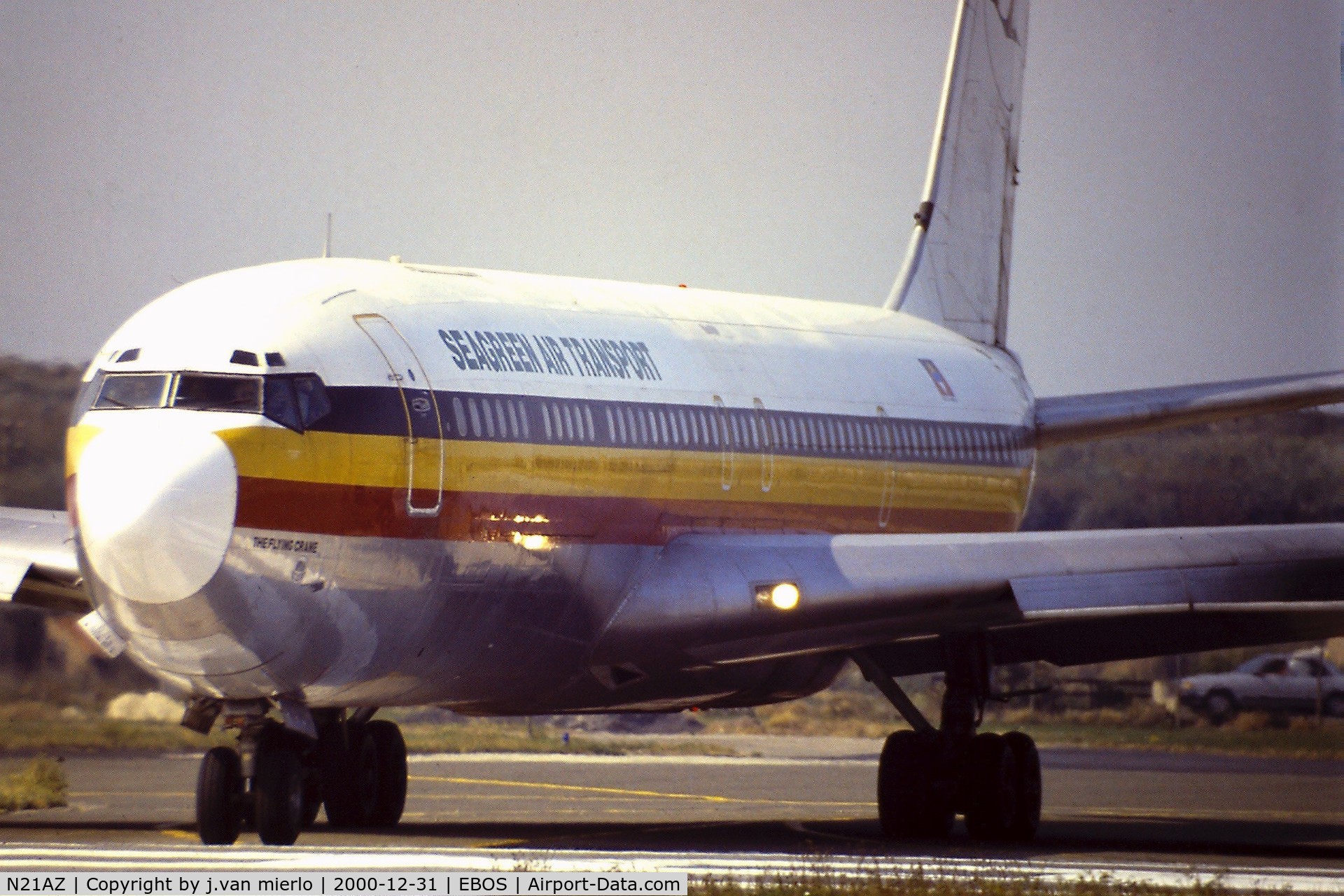 N21AZ, 1964 Boeing 707-351C C/N 18747, Scan from slide