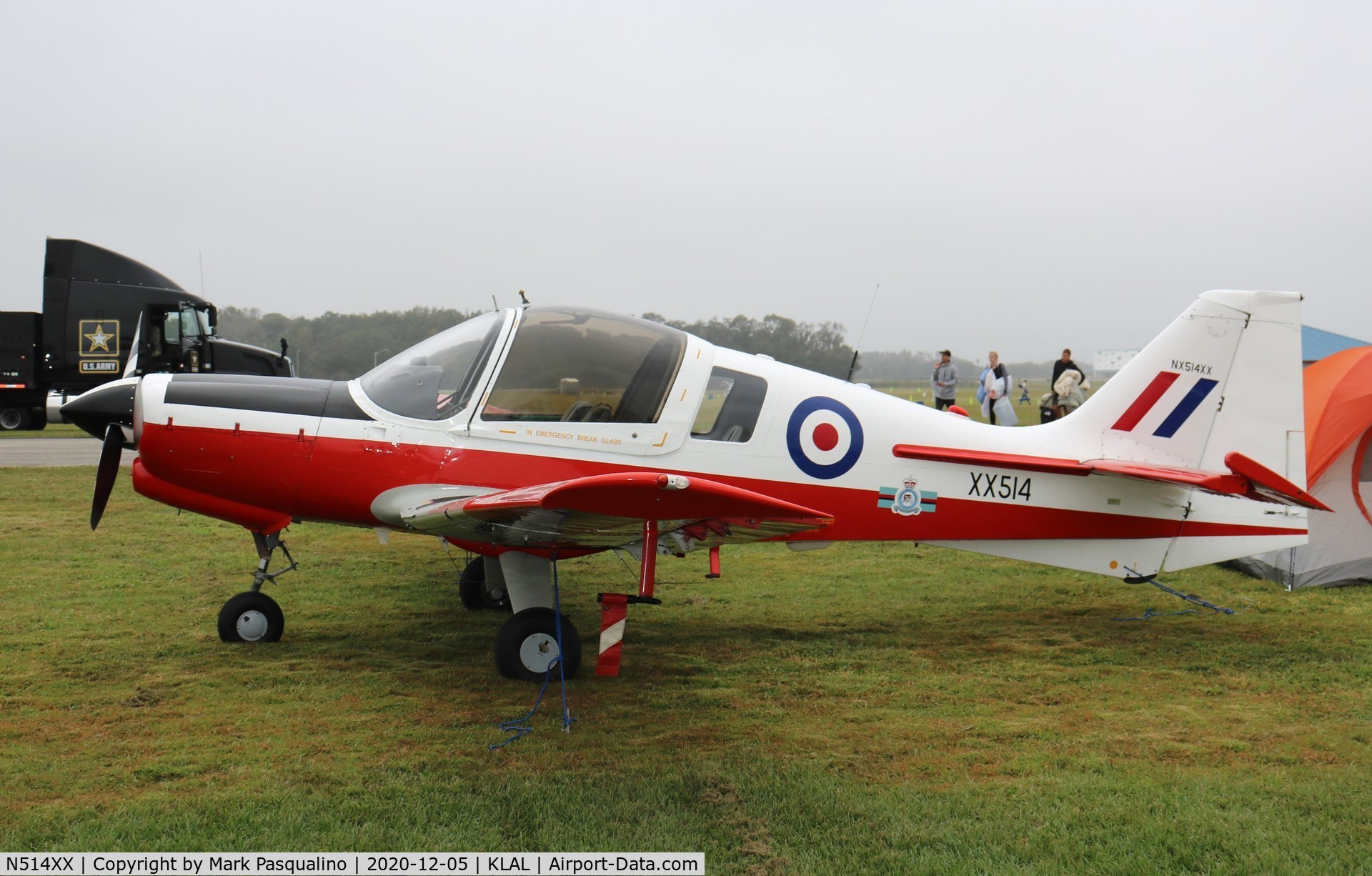 N514XX, 1973 Scottish Aviation Bulldog Series 120 Model 122 C/N BH120/227, Scottish Aviation Bulldog Series 120 Model 122