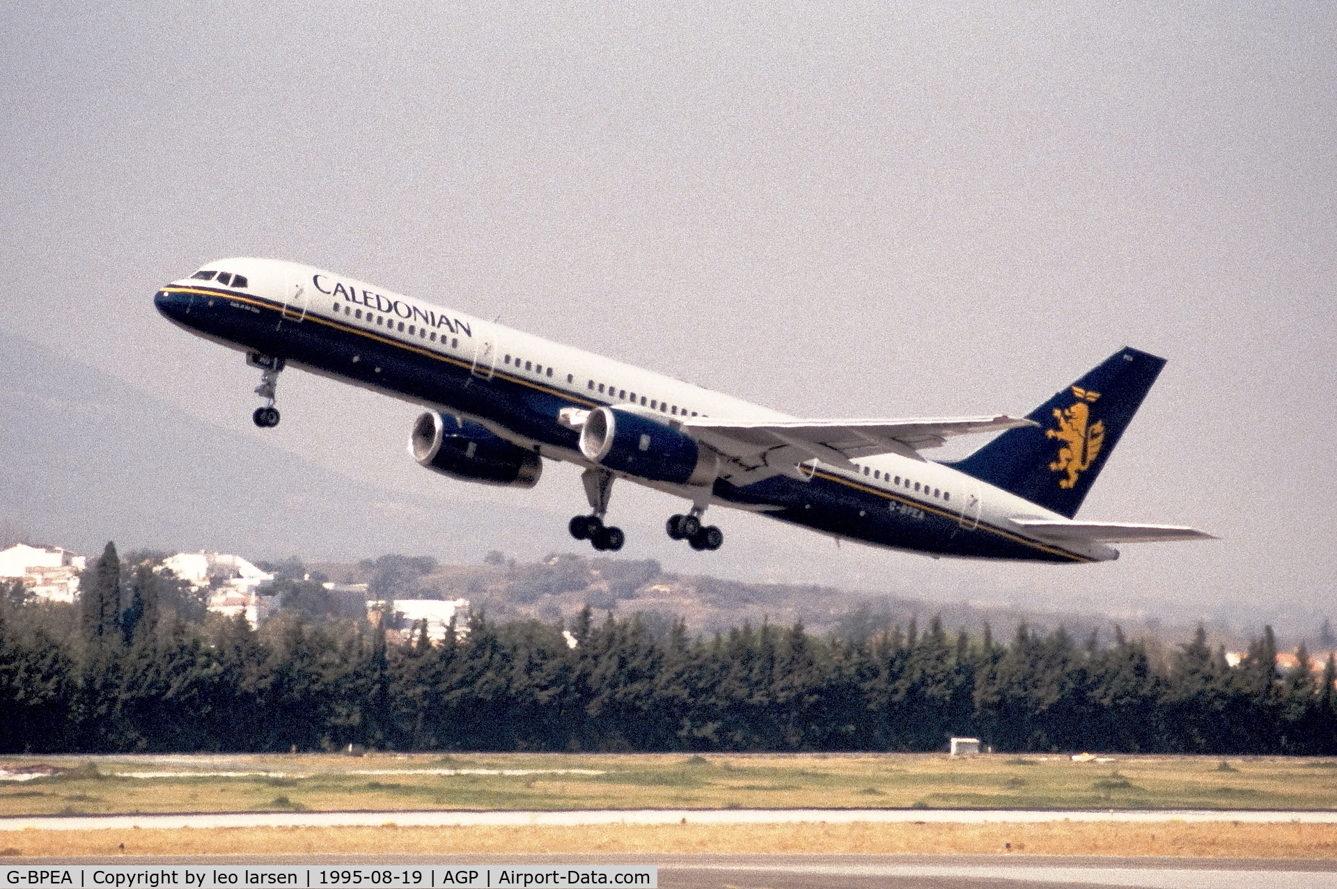 G-BPEA, 1989 Boeing 757-236 C/N 24370, Malaga 19.8.1995
