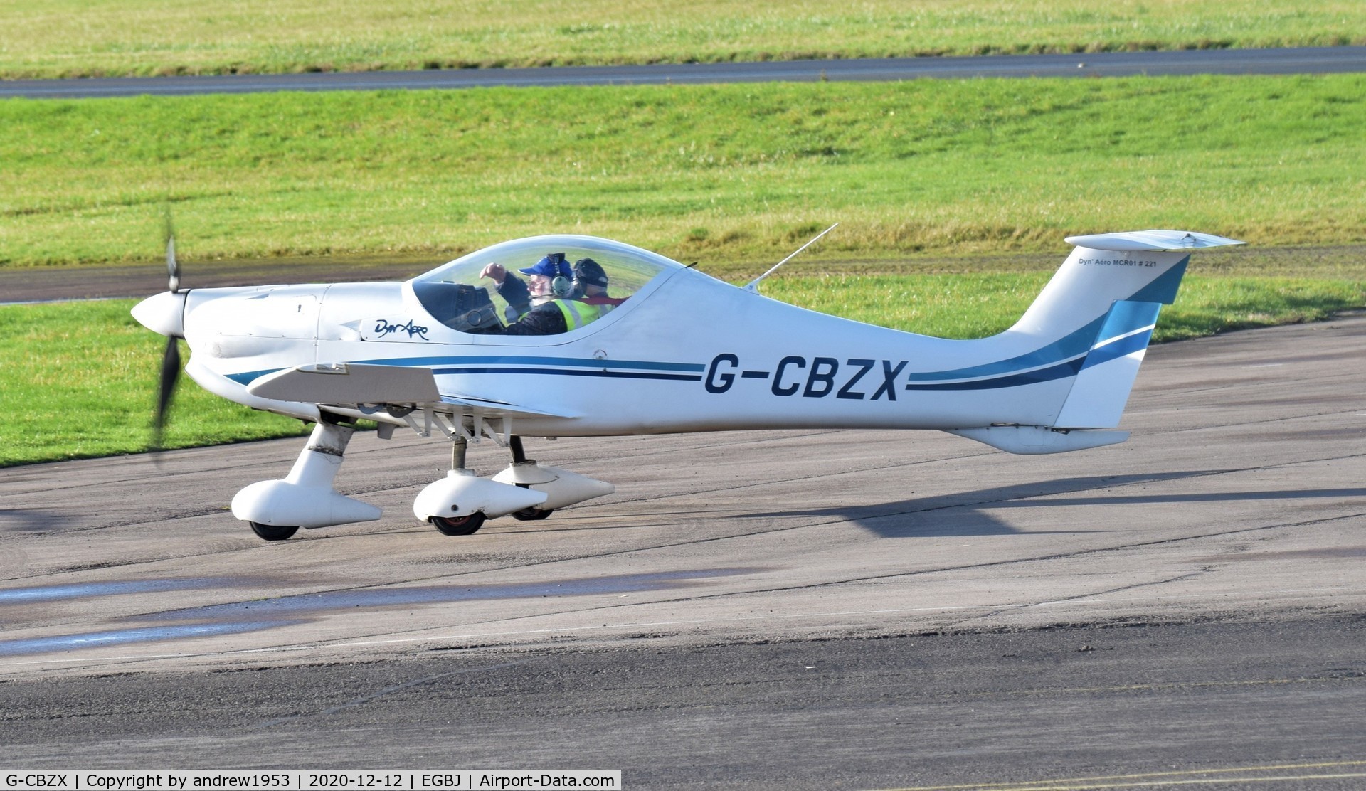G-CBZX, 2005 Dyn'Aero MCR-01 ULC Banbi C/N PFA 301B-13957, G-CBZX at Gloucestershire Airport.