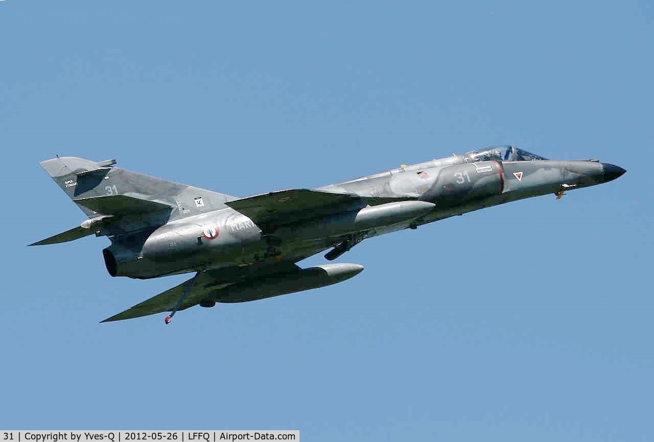 31, Dassault Super Etendard C/N 31, Dassault Super Etendard M (SEM), On display, La Ferté-Alais Airfield (LFFQ) Air Show 2012