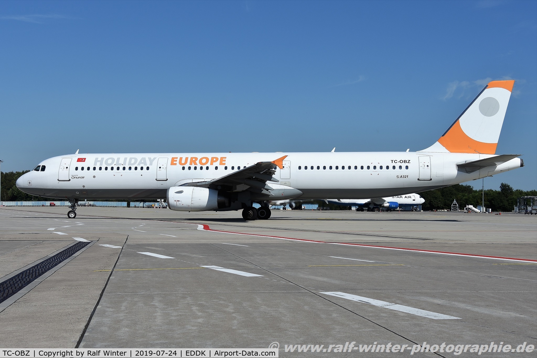 TC-OBZ, 1998 Airbus A321-231 C/N 0811, Airbus A321-231 - 5Q HES Holiday Europe - 811 - TC-OBZ - 24.07.2019 - CGN