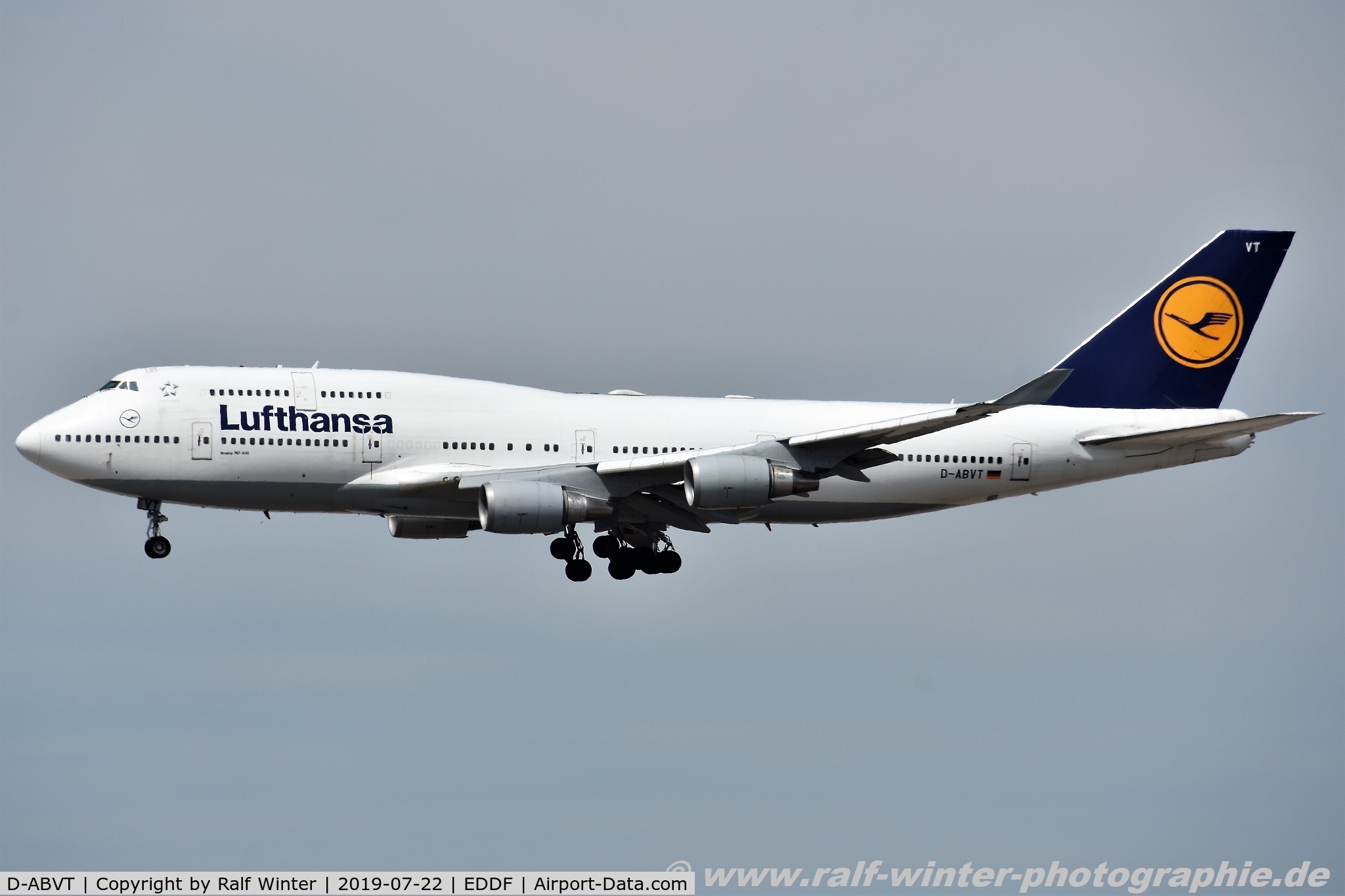 D-ABVT, 1997 Boeing 747-430 C/N 28287, Boeing 747-430 - LH DLH Lufthansa 'Rheinland Pfalz' - 28287 - D-ABVT - 22.07.2019 - FRA
