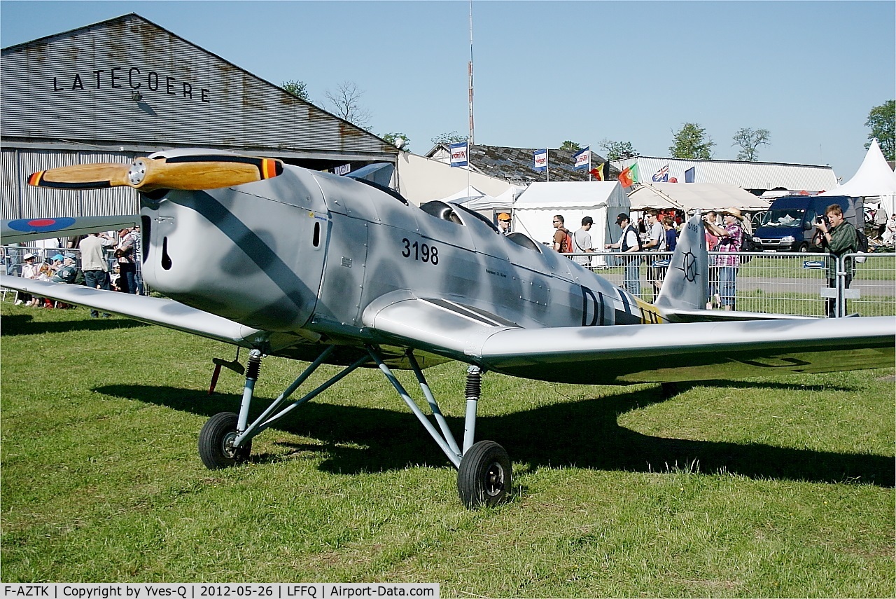 F-AZTK, 1940 Klemm Kl-35D C/N 1854, Klemm Kl-35D, Static display, La Ferté-Alais airfield (LFFQ) Air show 2012