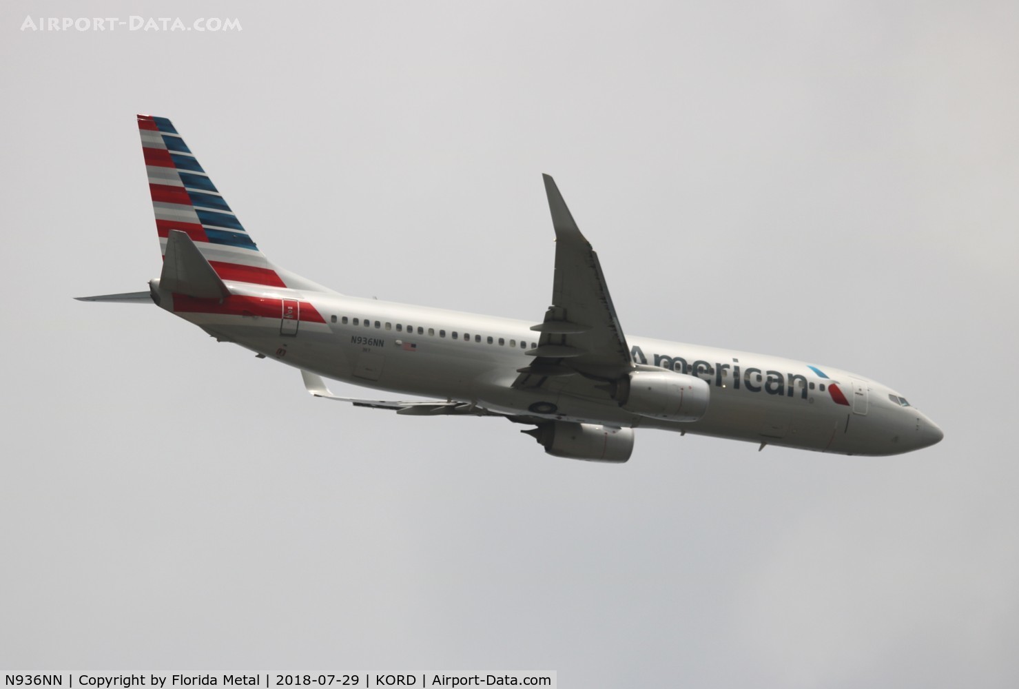 N936NN, 2013 Boeing 737-823 C/N 31176, ORD spotting 2018