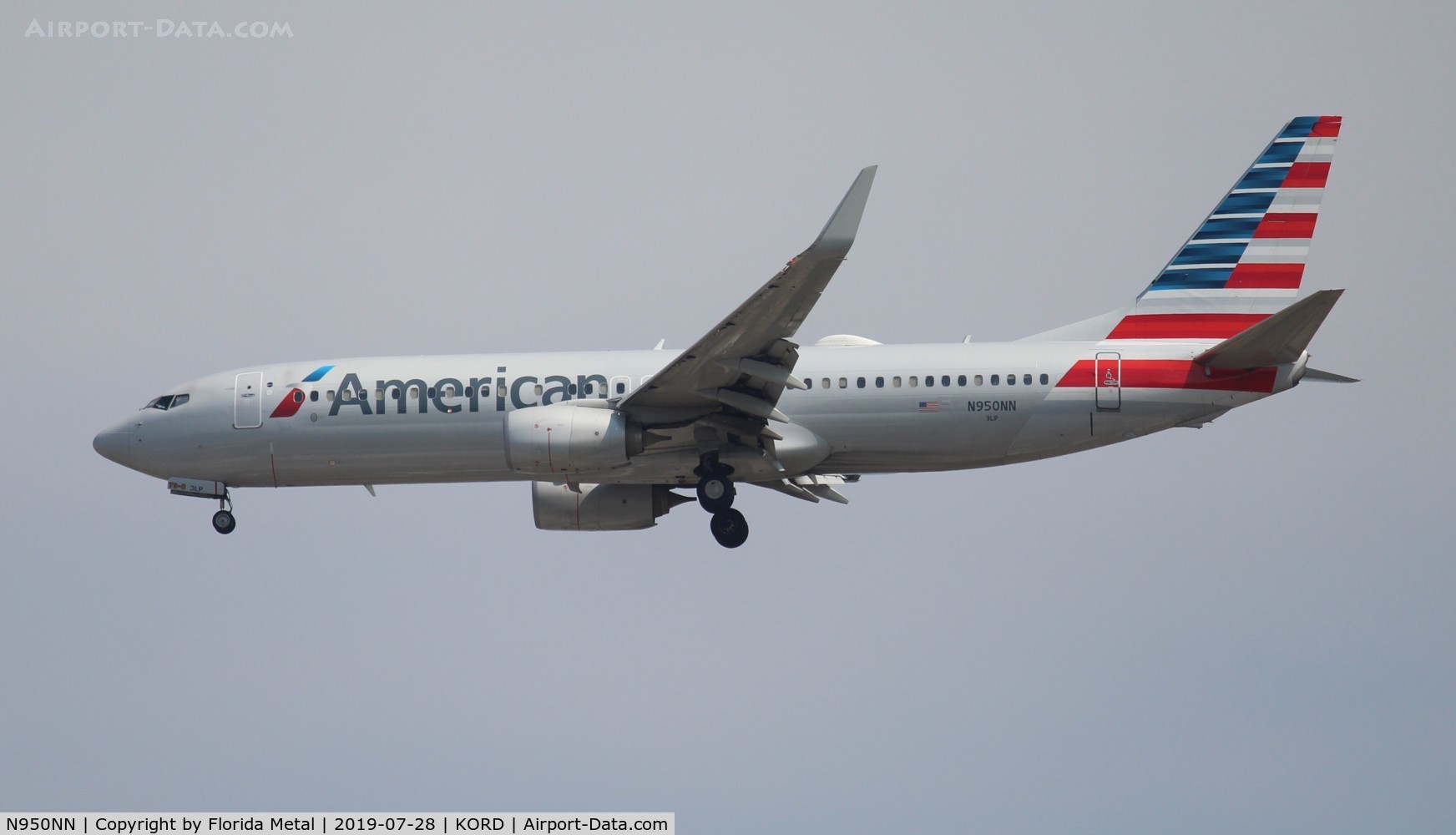 N950NN, 2014 Boeing 737-823 C/N 31194, ORD spotting 2019