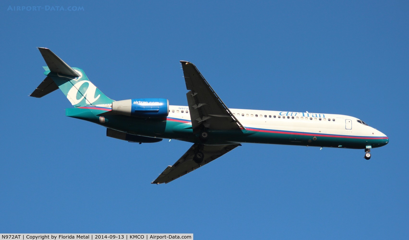 N972AT, 2001 Boeing 717-200 C/N 55033, MCO spotting 2014