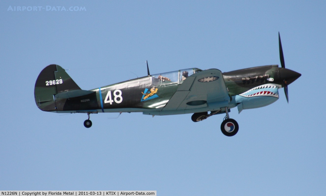 N1226N, Curtiss P-40N Warhawk C/N 29629, TICO 2011