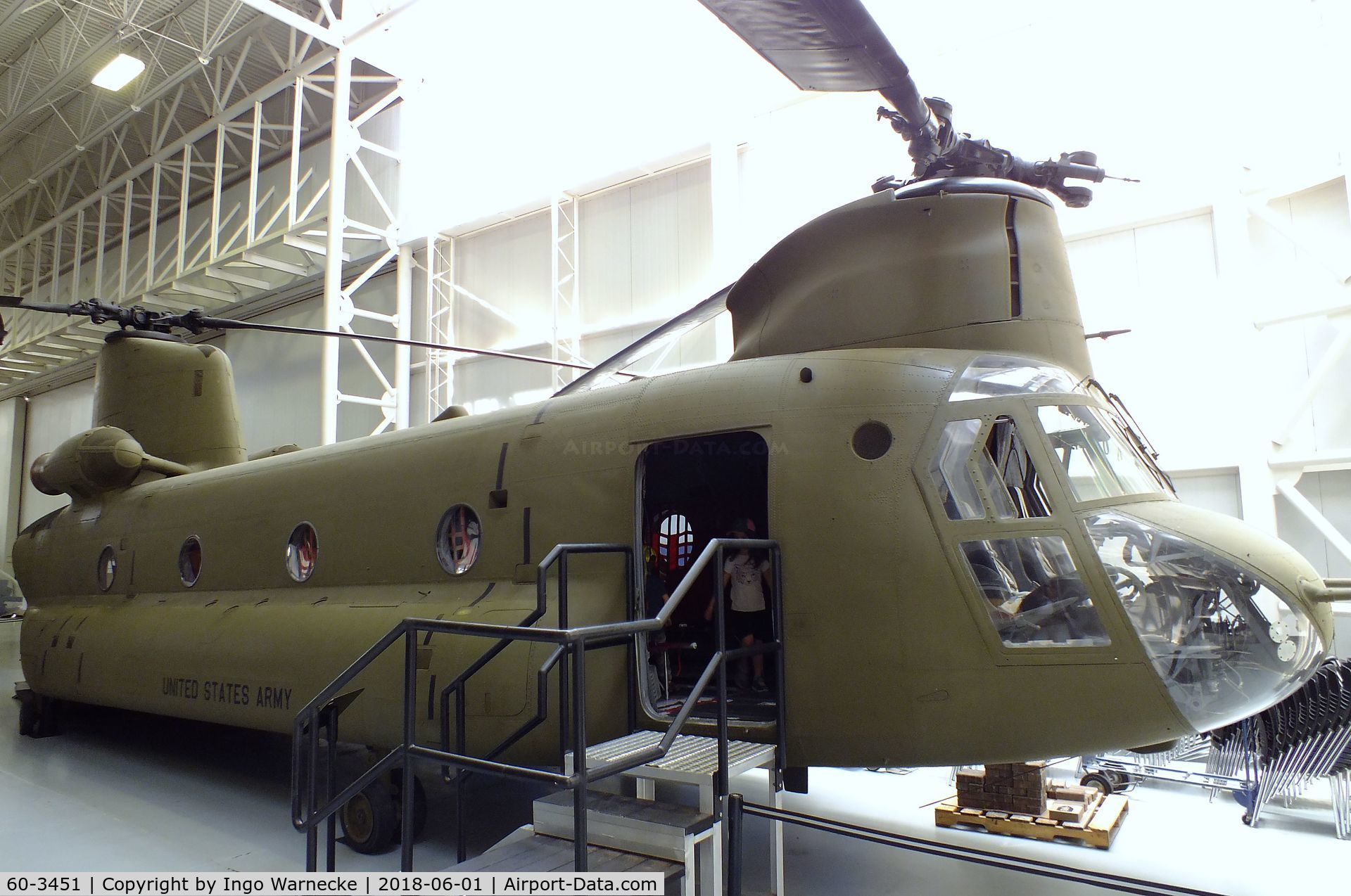 60-3451, 1961 Boeing Vertol CH-47A Chinook C/N B.010, Boeing Vertol CH-47A Chinook at the US Army Aviation Museum, Ft. Rucker