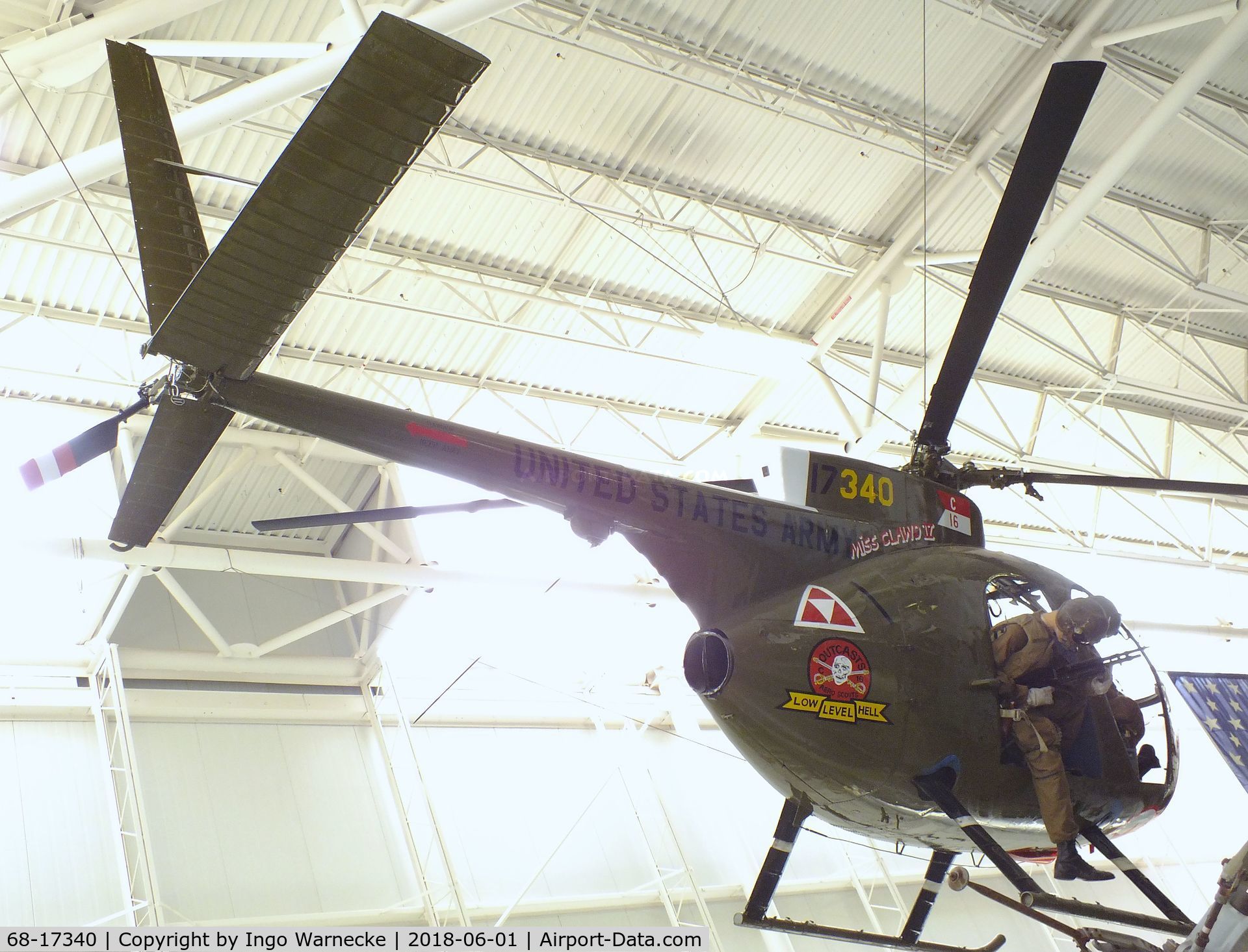 68-17340, 1968 Hughes OH-6A Cayuse C/N 1300, Hughes OH-6A Cayuse at the US Army Aviation Museum, Ft. Rucker