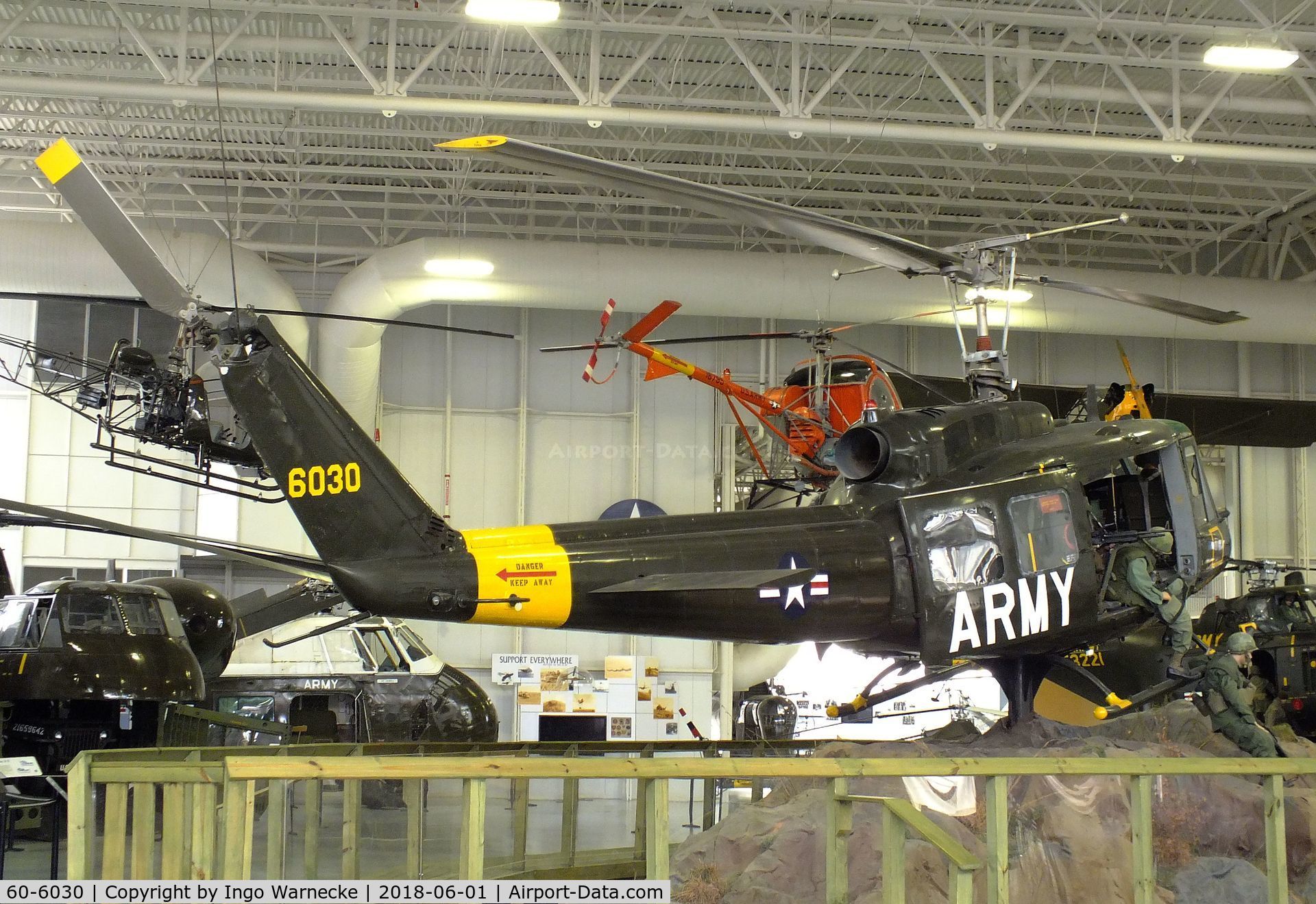 60-6030, 1961 Bell YUH-1D Iroquois C/N 703, Bell YUH-1D Iroquois at the US Army Aviation Museum, Ft. Rucker