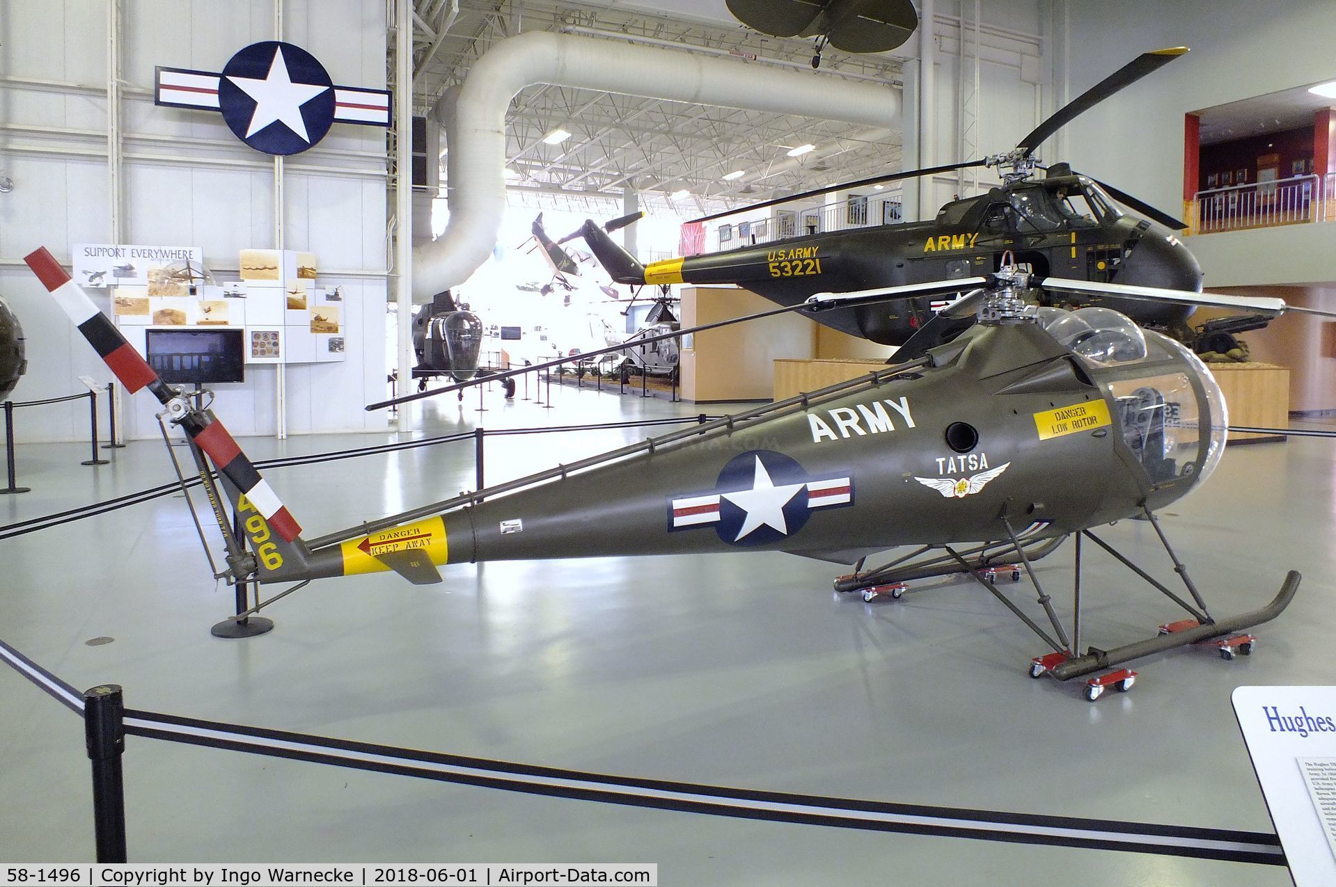 58-1496, Brantly YHO-3 C/N 63, Brantly YHO-3BR at the US Army Aviation Museum, Ft. Rucker