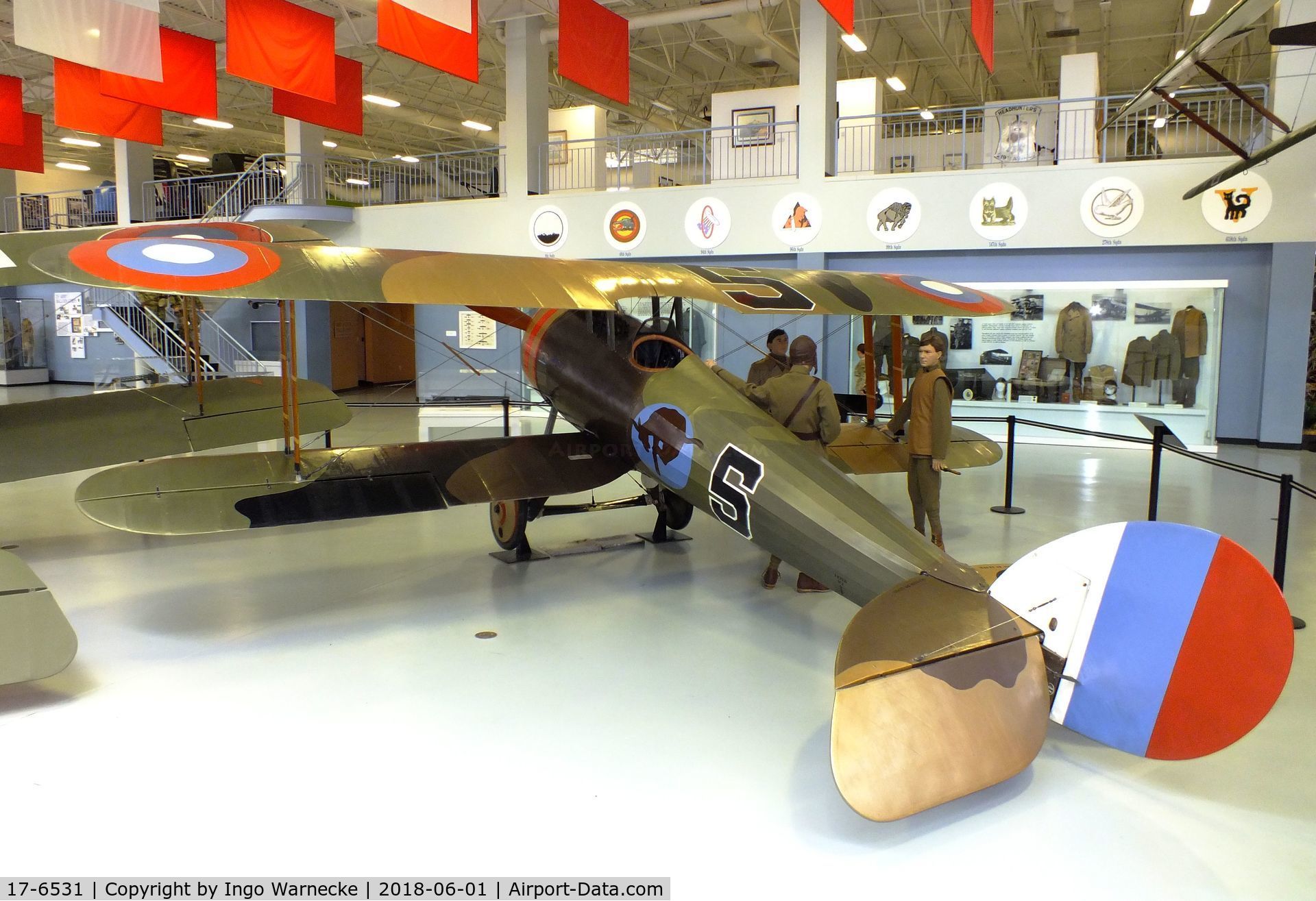 17-6531, 1918 Nieuport 28 C.1 C/N 6531, Nieuport 28 C.1 at the US Army Aviation Museum, Ft. Rucker