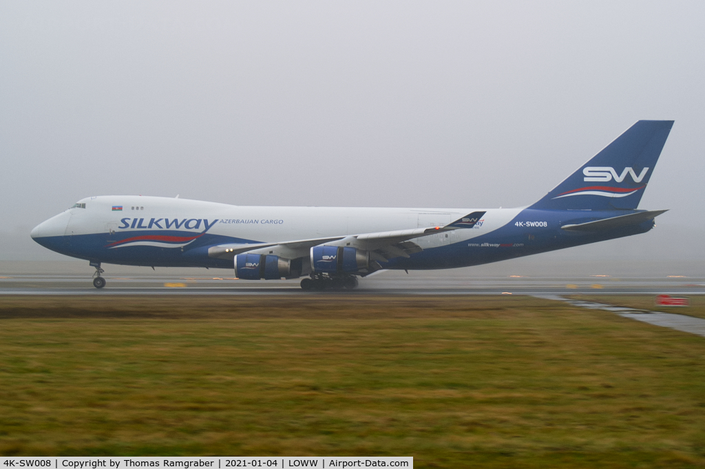 4K-SW008, 1999 Boeing 747-4R7F/SCD C/N 29732, Silk Way West Airlines Boeing 747-400F/SCD