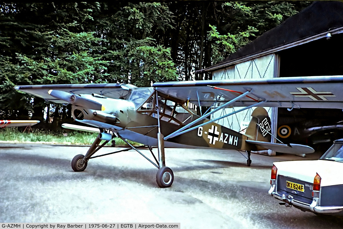 G-AZMH, 1951 Morane-Saulnier MS-500 Criquet C/N 637, G-AZMH   Morane-Saulnier MS.500 Criquet [637] Booker~G 27/06/1975