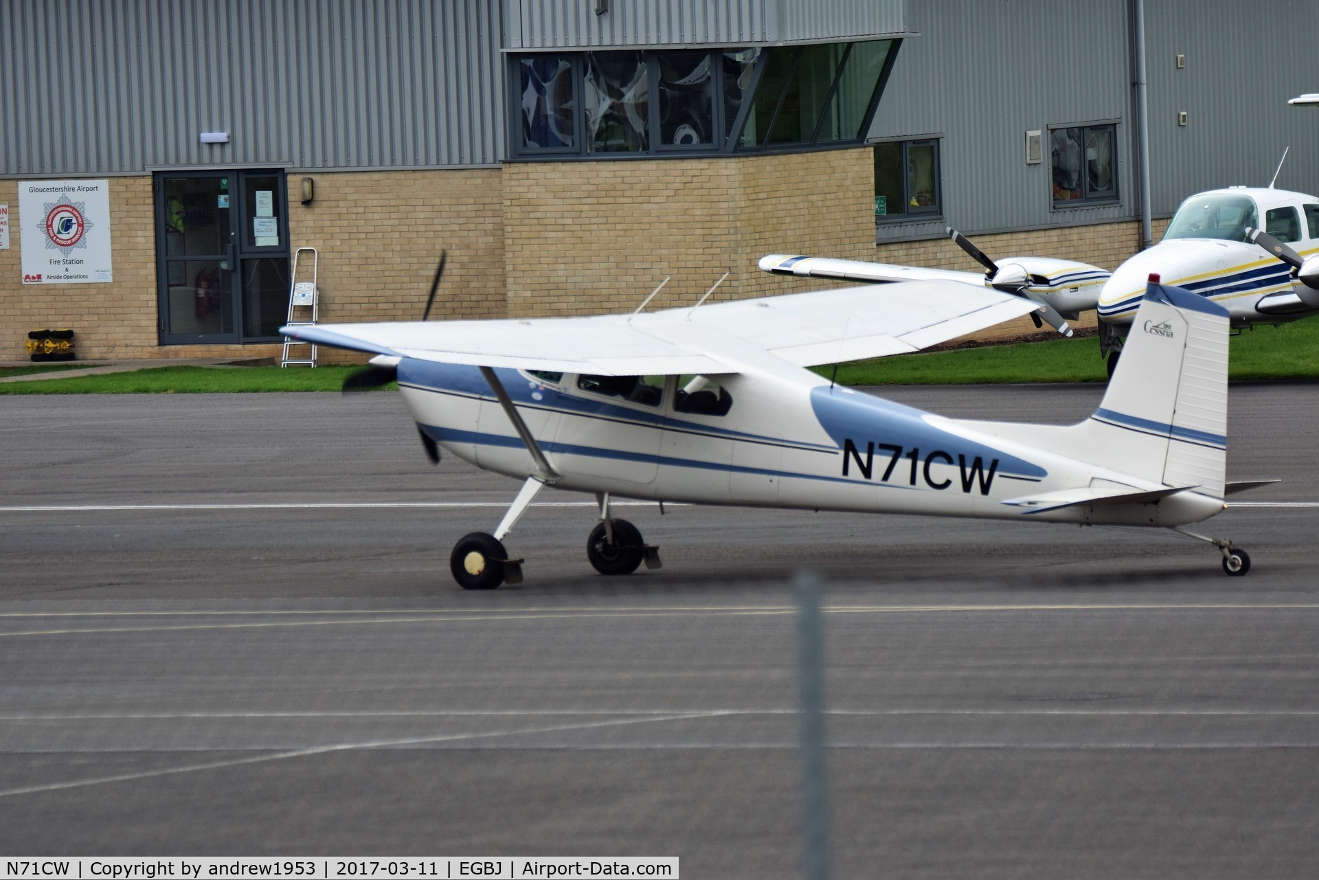 N71CW, 1962 Cessna 180E C/N 18051093, N71CW at Gloucestershire Airport.