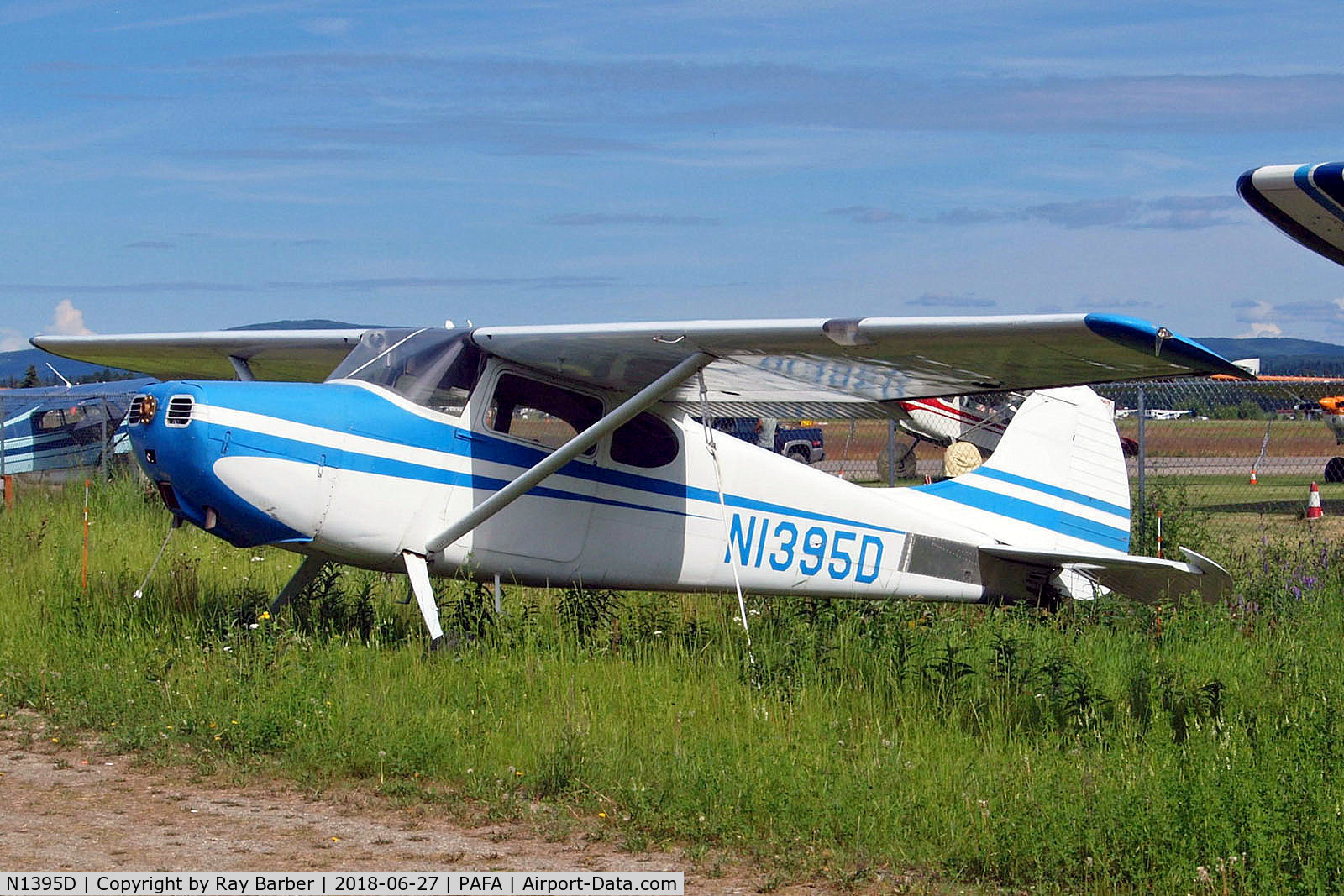 N1395D, 1951 Cessna 170A C/N 19971, N1395D   Cessna 170A [19971] Fairbanks Int'l~N 27/06/2018