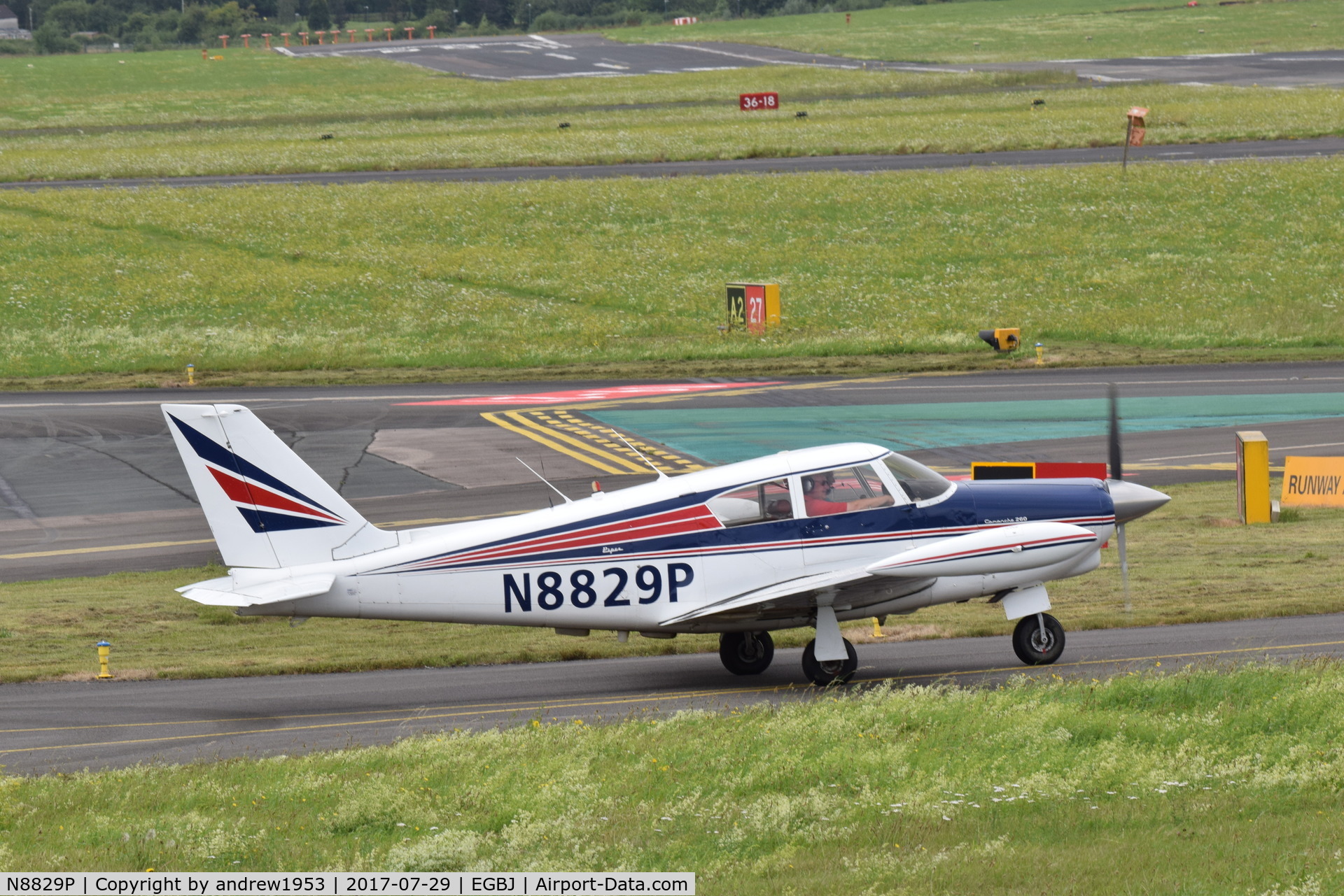 N8829P, 1965 Piper PA-24-260 Comanche C/N 24-4285, N8829P at Gloucestershire Airport.