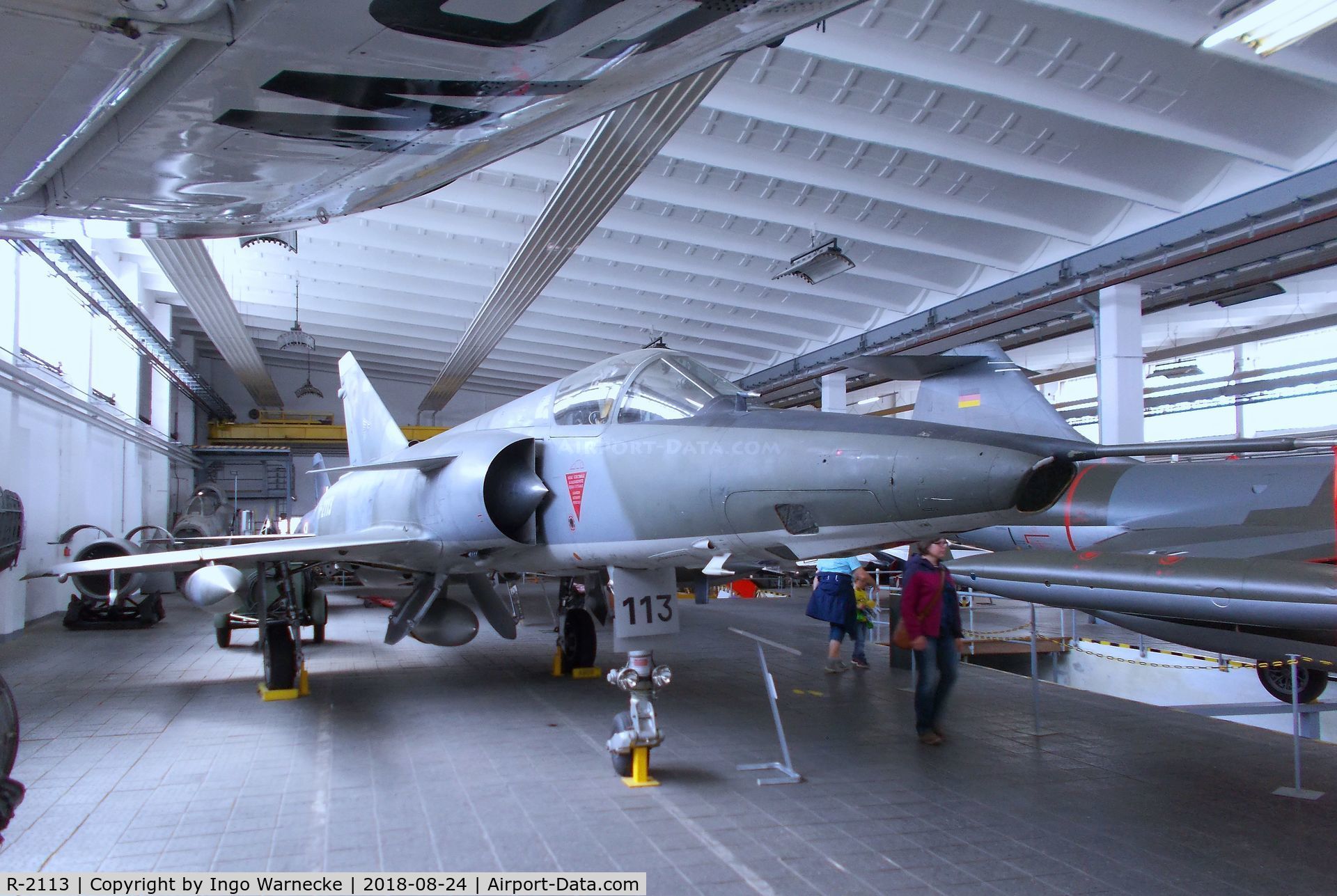 R-2113, Dassault Mirage IIIRS C/N 17-26-145/1044, Dassault Mirage III RS at the Museum für Luftfahrt u. Technik, Wernigerode