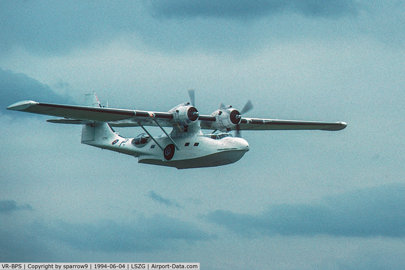 VR-BPS, 1944 Consolidated PBY-5A Catalina C/N 1997, GA-Show Grenchen. Scanned from a slide.