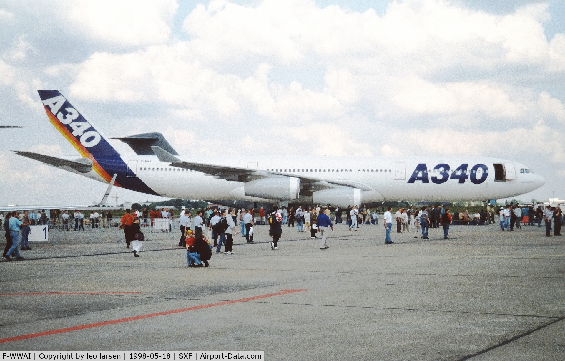 F-WWAI, 1991 Airbus A340-311 C/N 001, Berlin Air Show 18.5.1998