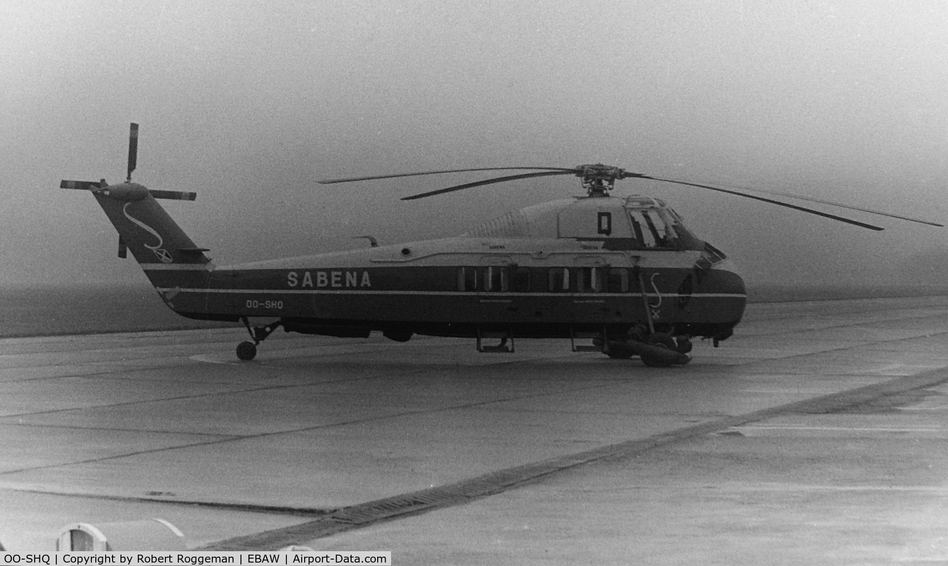OO-SHQ, 1956 Sikorsky S-58C C/N 58-350, 1965.SABENA.
